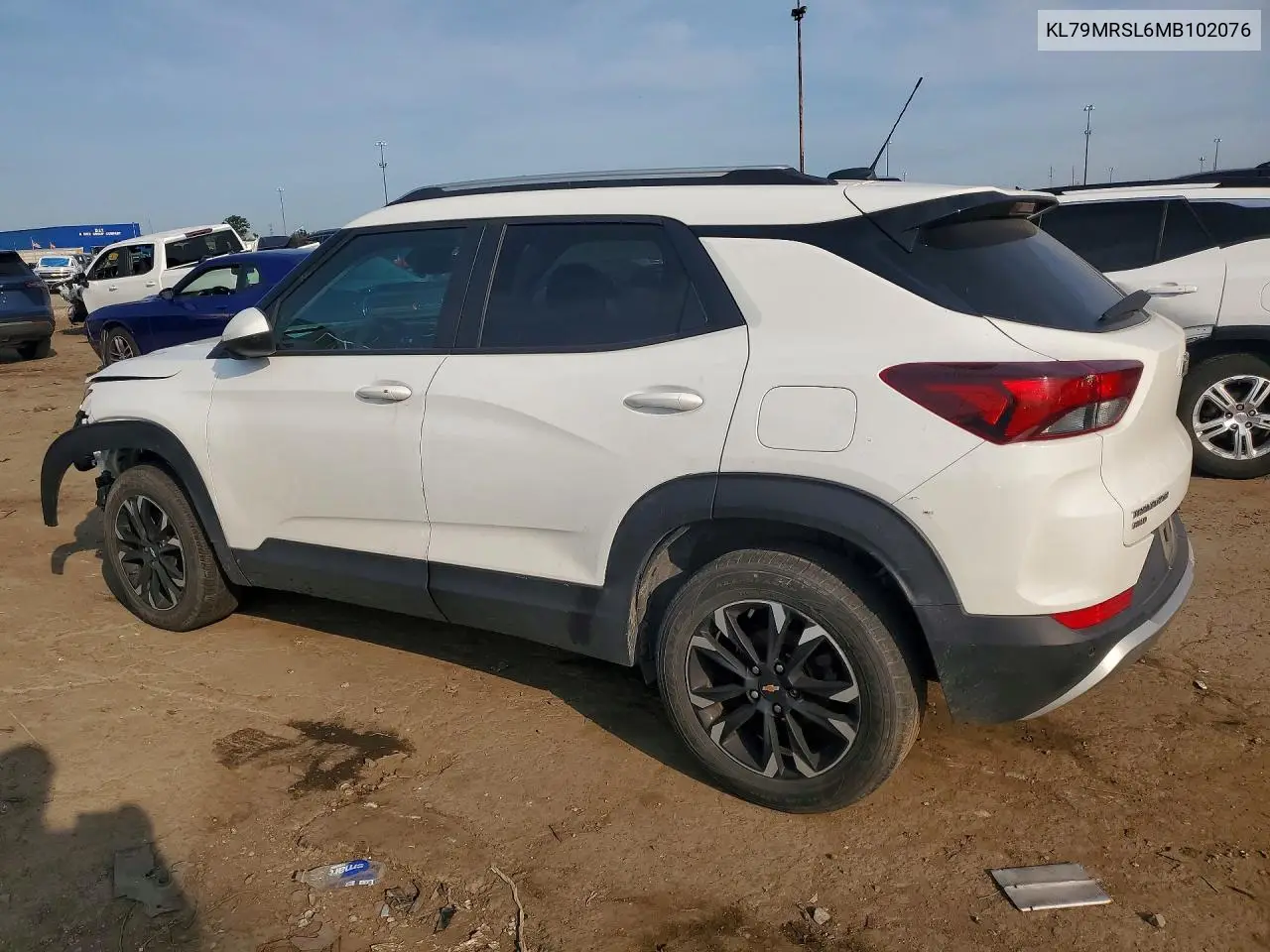 2021 Chevrolet Trailblazer Lt VIN: KL79MRSL6MB102076 Lot: 61139906