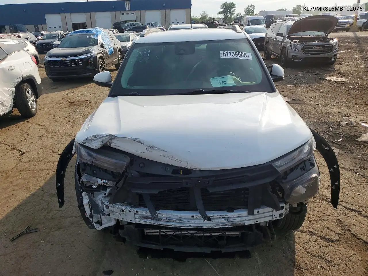 2021 Chevrolet Trailblazer Lt VIN: KL79MRSL6MB102076 Lot: 61139906