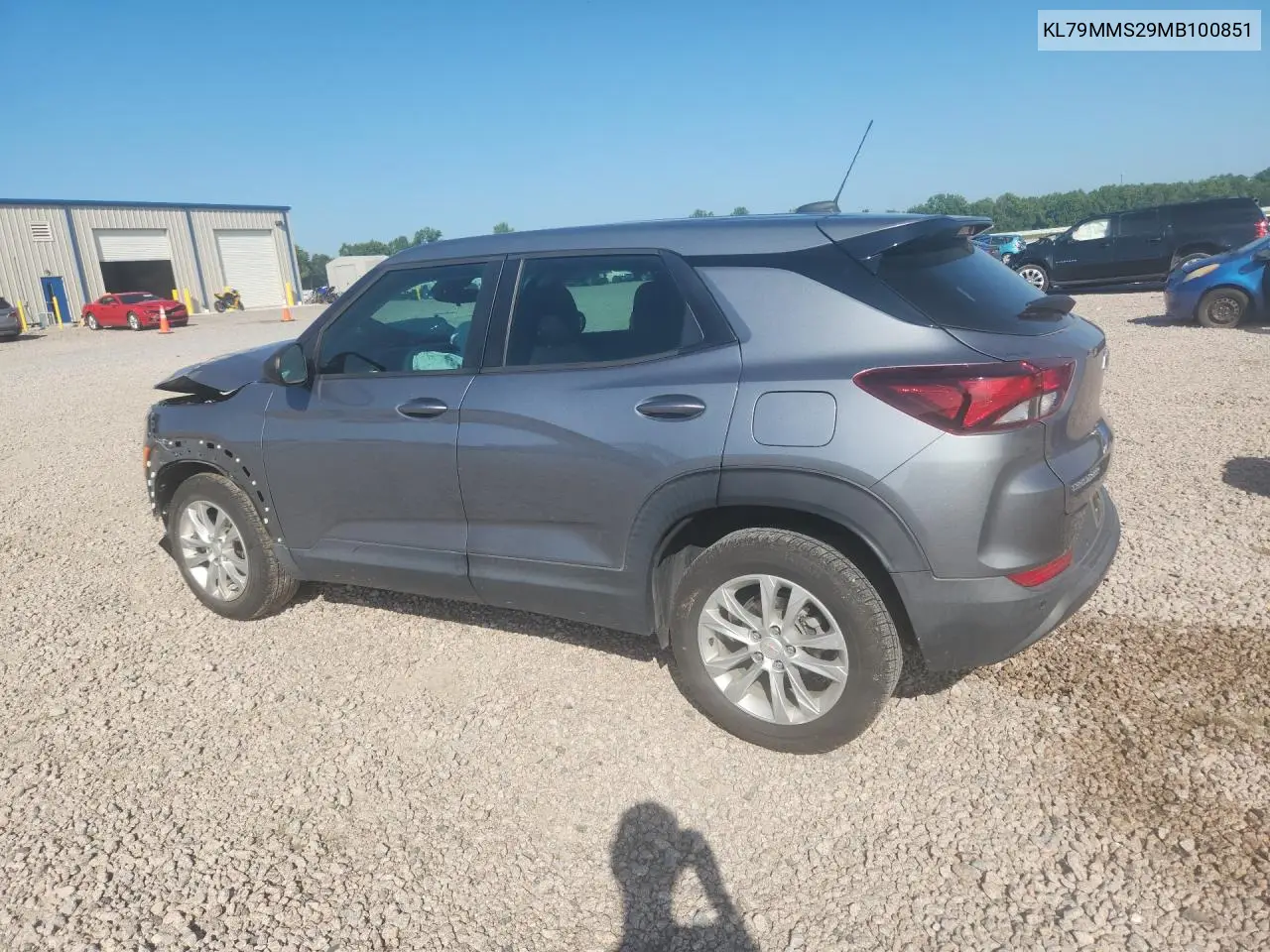 2021 Chevrolet Trailblazer Ls VIN: KL79MMS29MB100851 Lot: 61180516