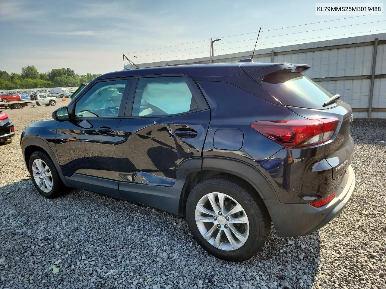 2021 Chevrolet Trailblazer Ls VIN: KL79MMS25MB019488 Lot: 61182046