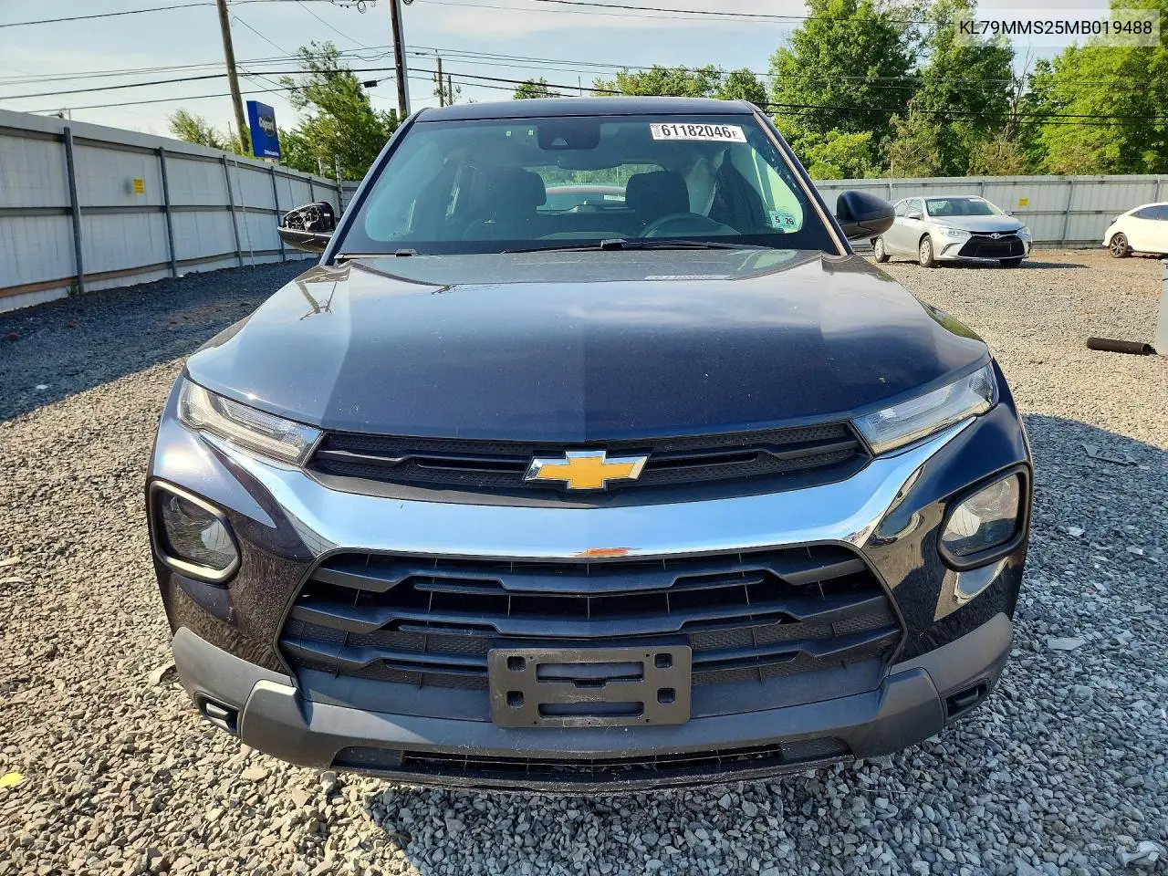 2021 Chevrolet Trailblazer Ls VIN: KL79MMS25MB019488 Lot: 61182046