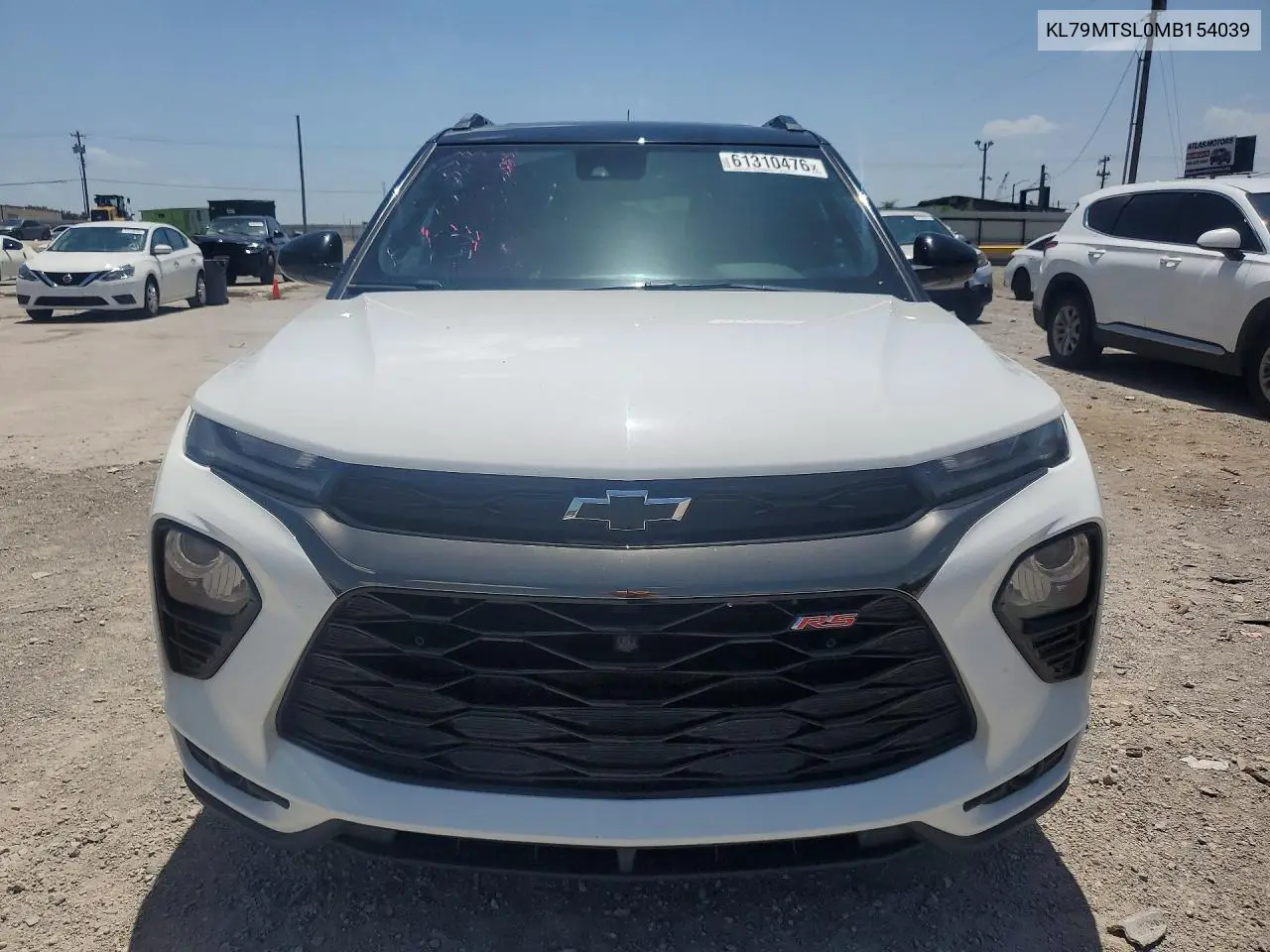 2021 Chevrolet Trailblazer Rs VIN: KL79MTSL0MB154039 Lot: 61310476