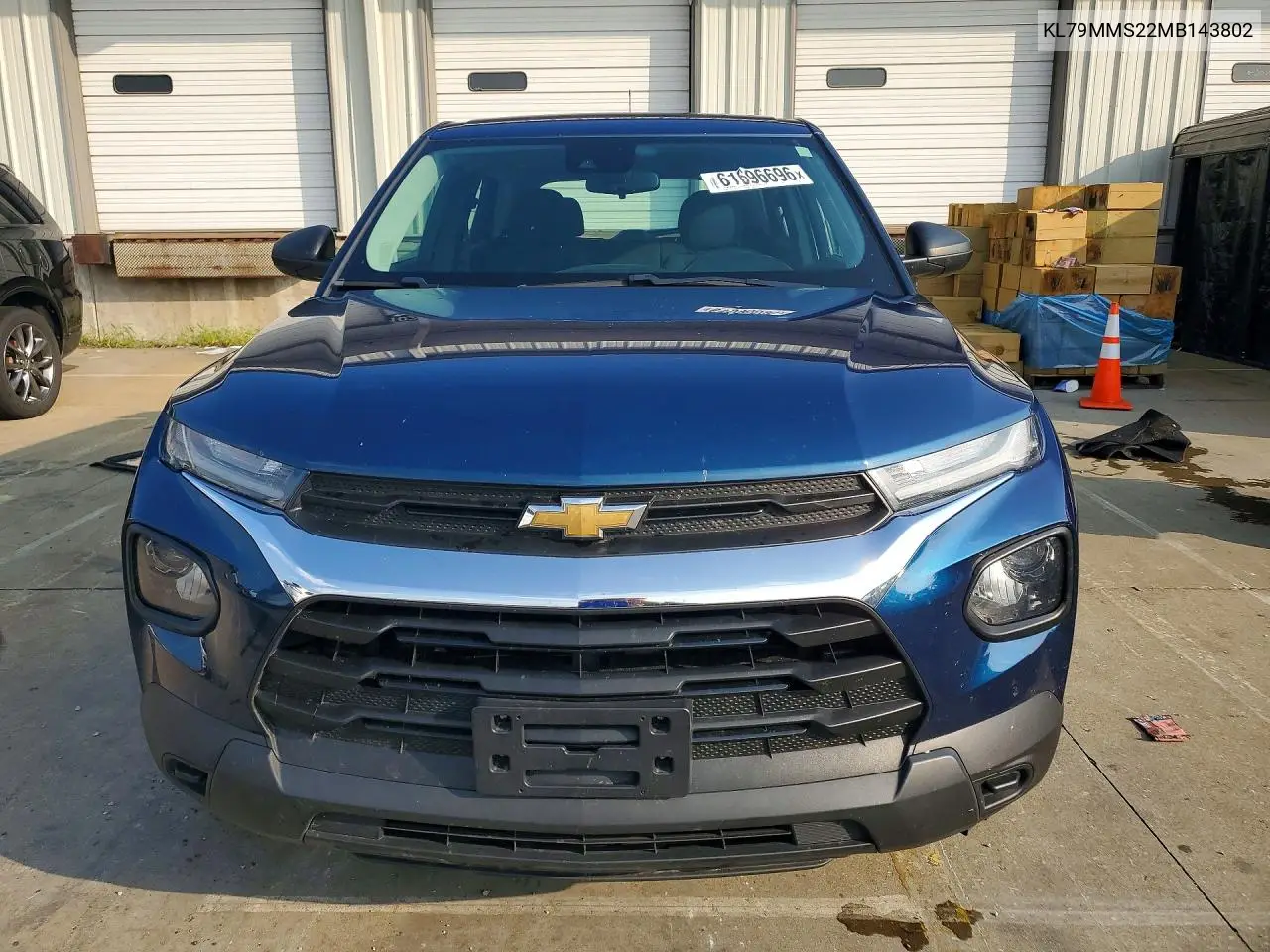 2021 Chevrolet Trailblazer Ls VIN: KL79MMS22MB143802 Lot: 61696696
