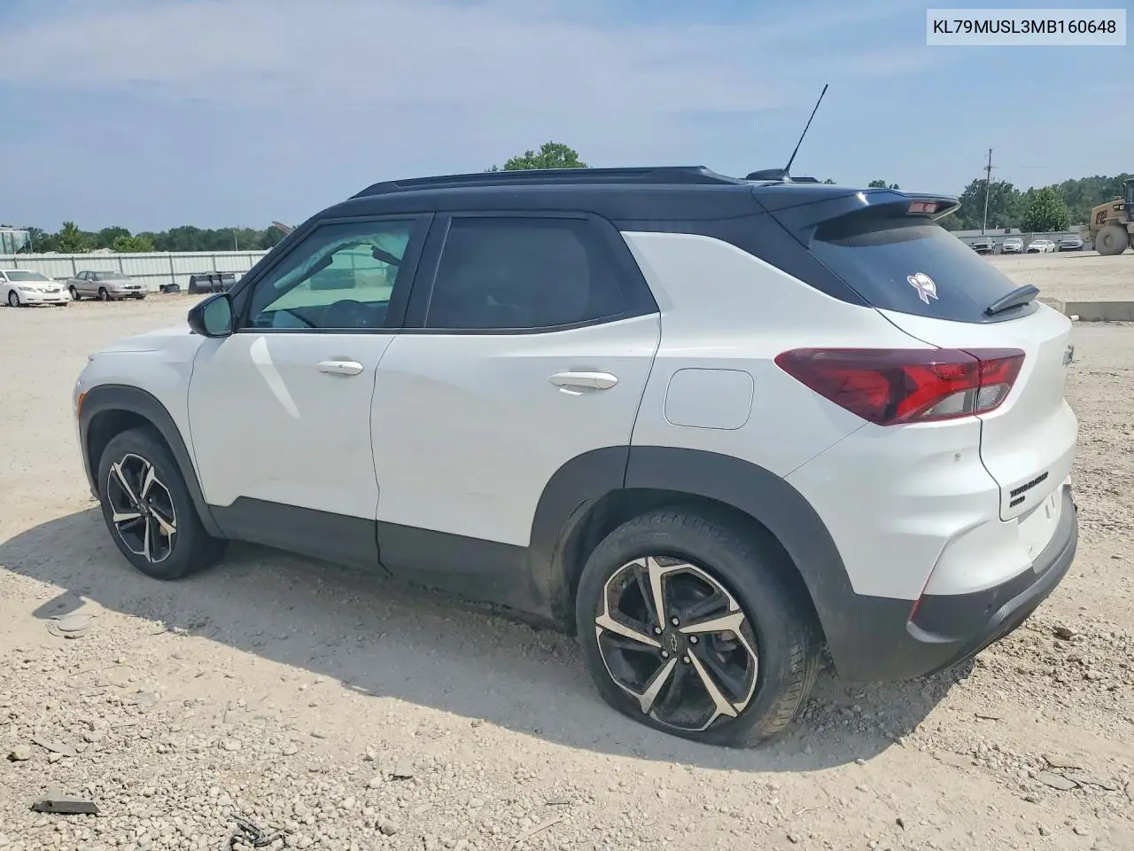 2021 Chevrolet Trailblazer Rs VIN: KL79MUSL3MB160648 Lot: 61732986