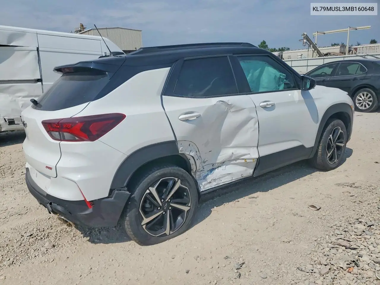 2021 Chevrolet Trailblazer Rs VIN: KL79MUSL3MB160648 Lot: 61732986