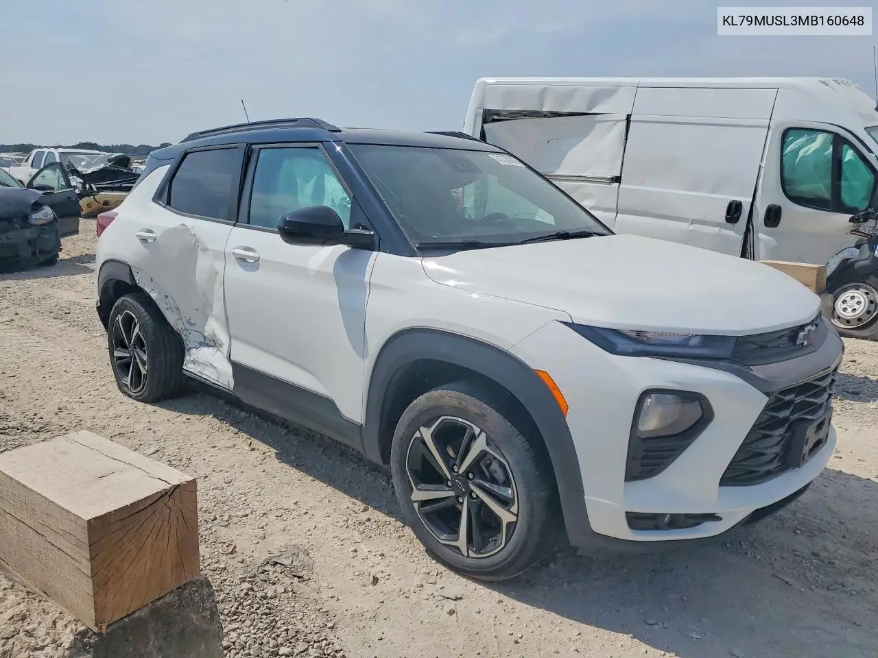 2021 Chevrolet Trailblazer Rs VIN: KL79MUSL3MB160648 Lot: 61732986