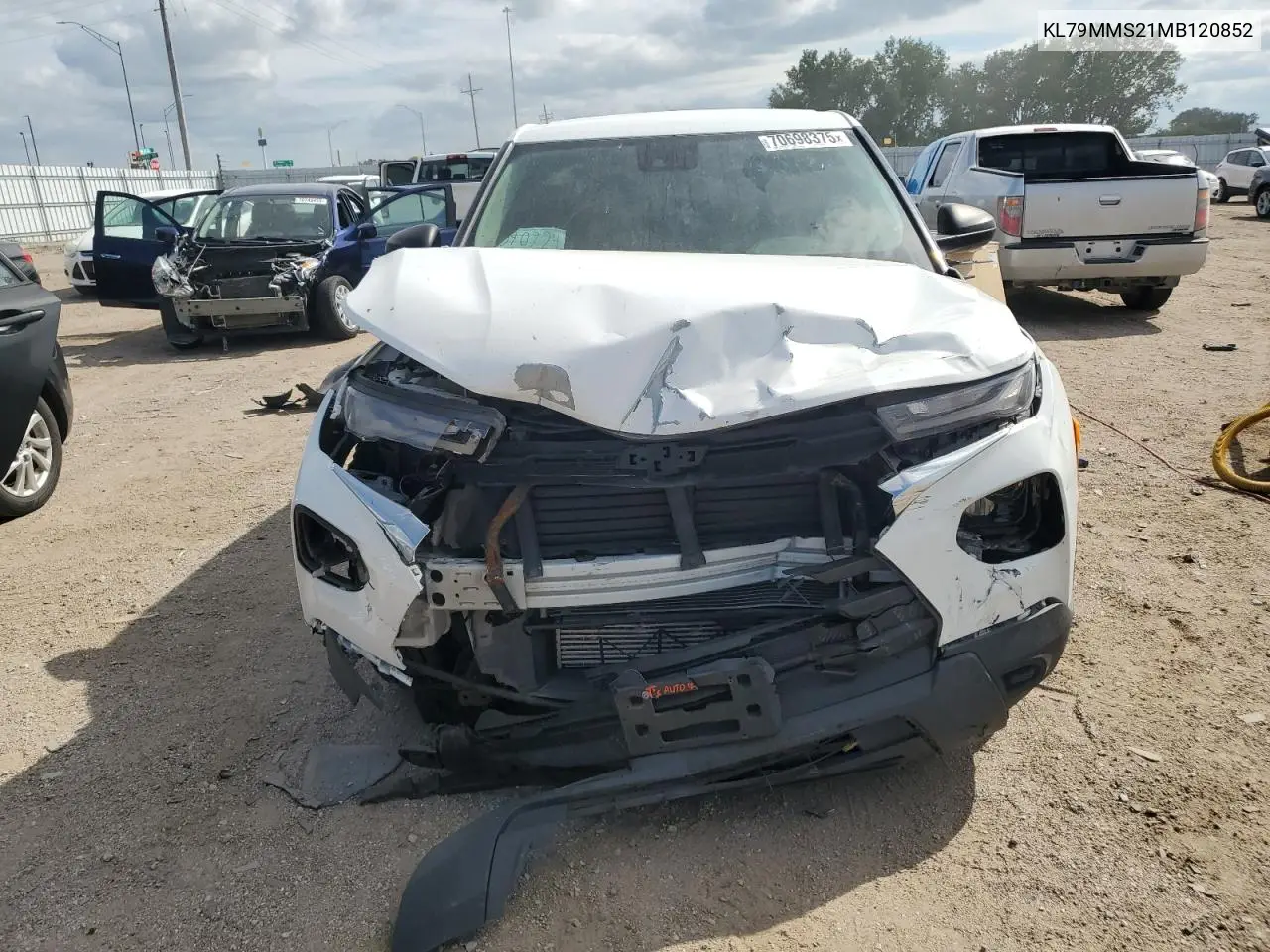 KL79MMS21MB120852 2021 Chevrolet Trailblazer Ls