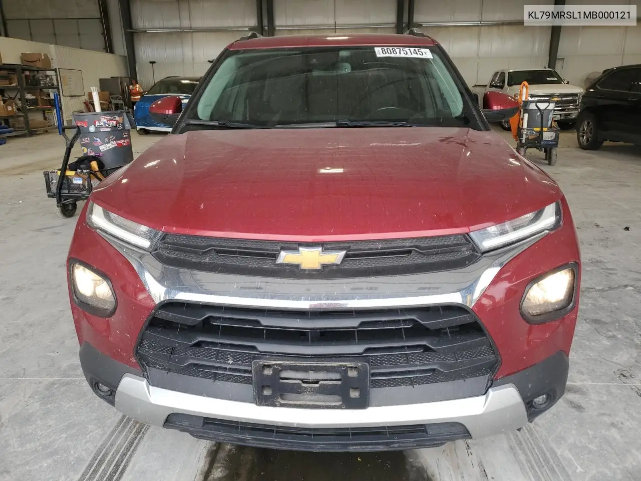 KL79MRSL1MB000121 2021 Chevrolet Trailblazer Lt