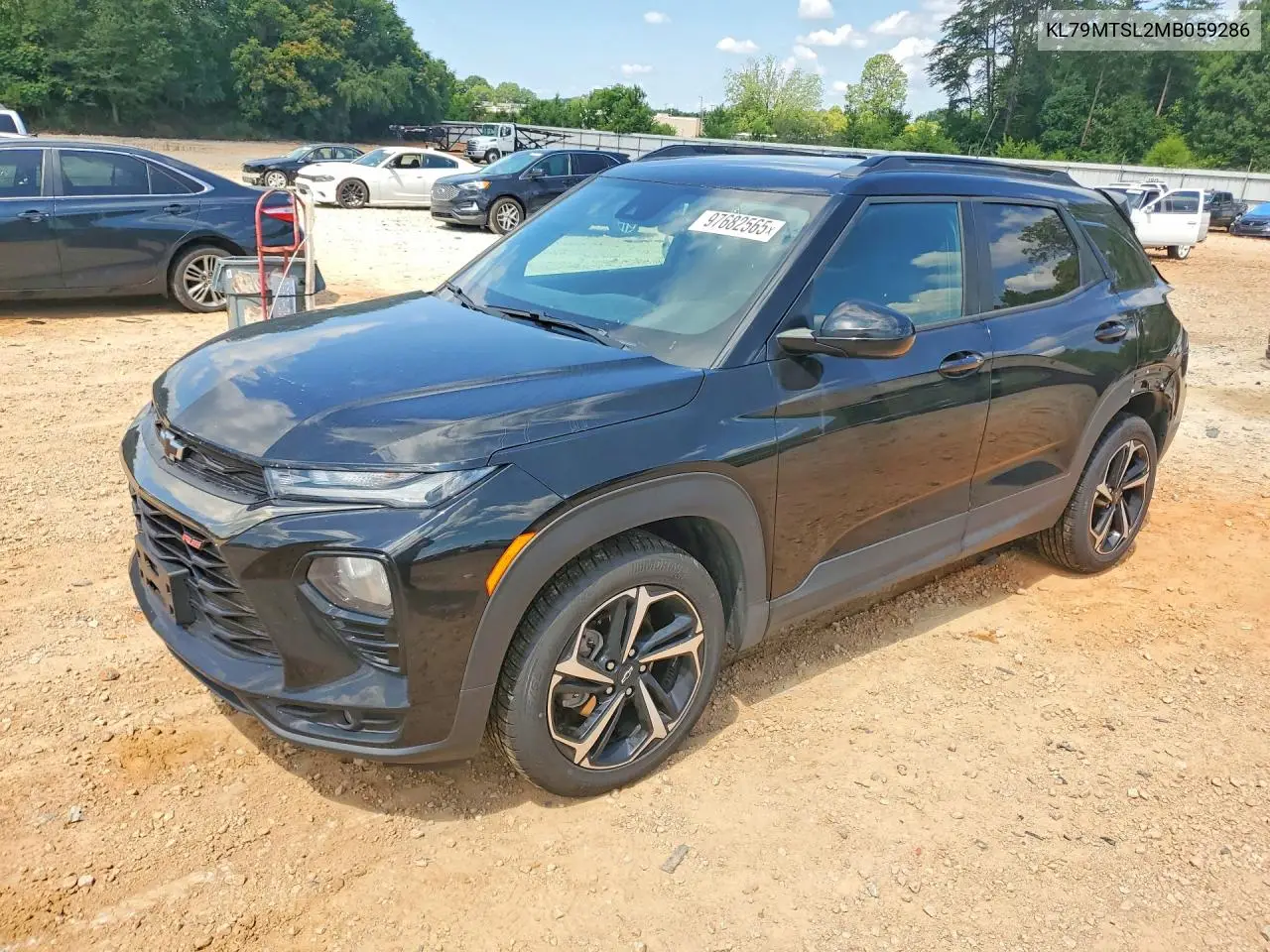 2021 Chevrolet Trailblazer Rs VIN: KL79MTSL2MB059286 Lot: 97682565