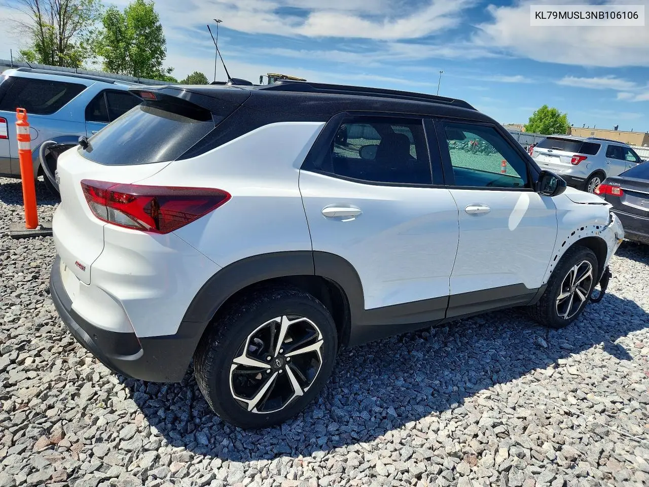 2022 Chevrolet Trailblazer Rs VIN: KL79MUSL3NB106106 Lot: 55357096