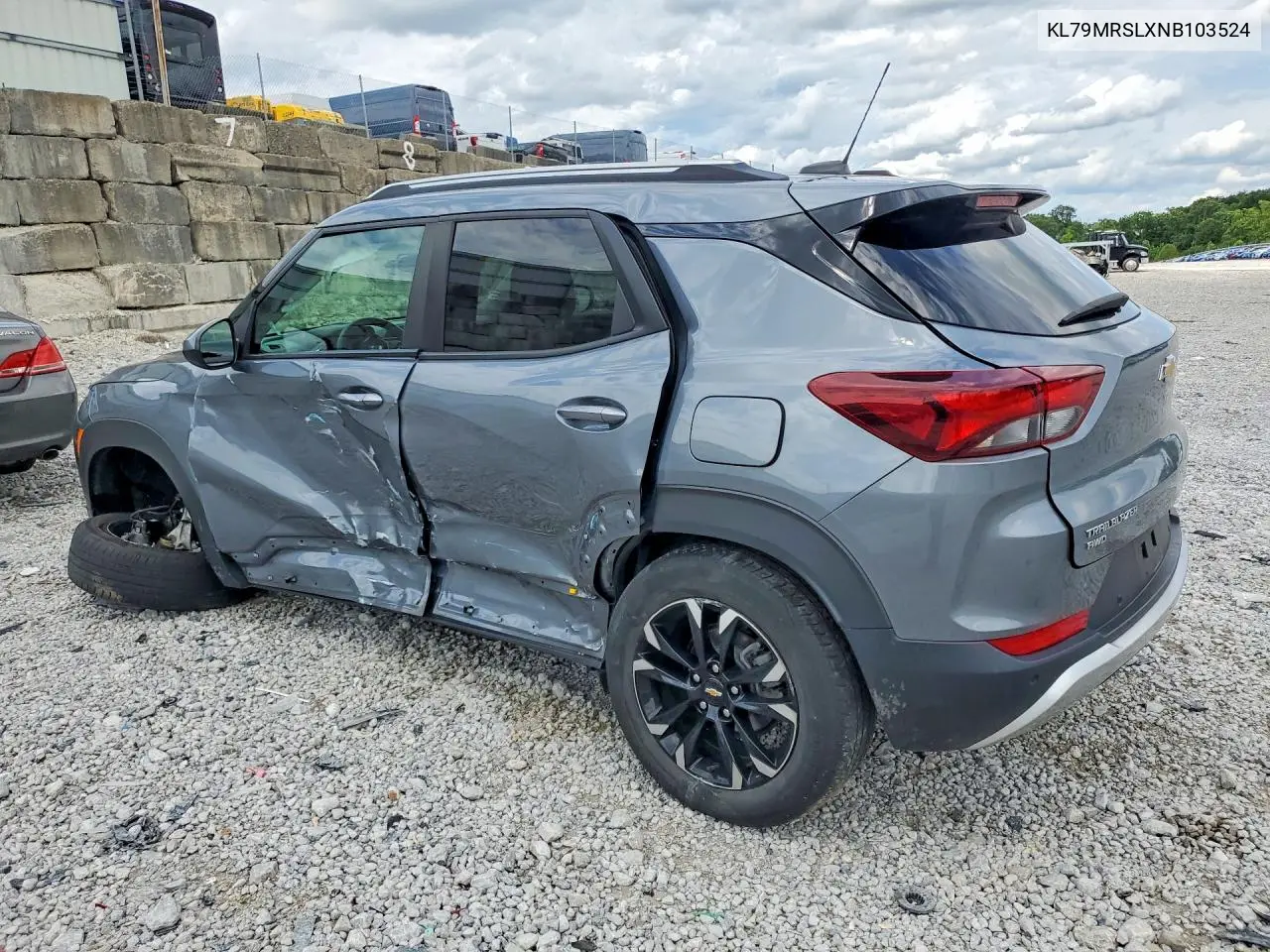 2022 Chevrolet Trailblazer Lt VIN: KL79MRSLXNB103524 Lot: 57878016