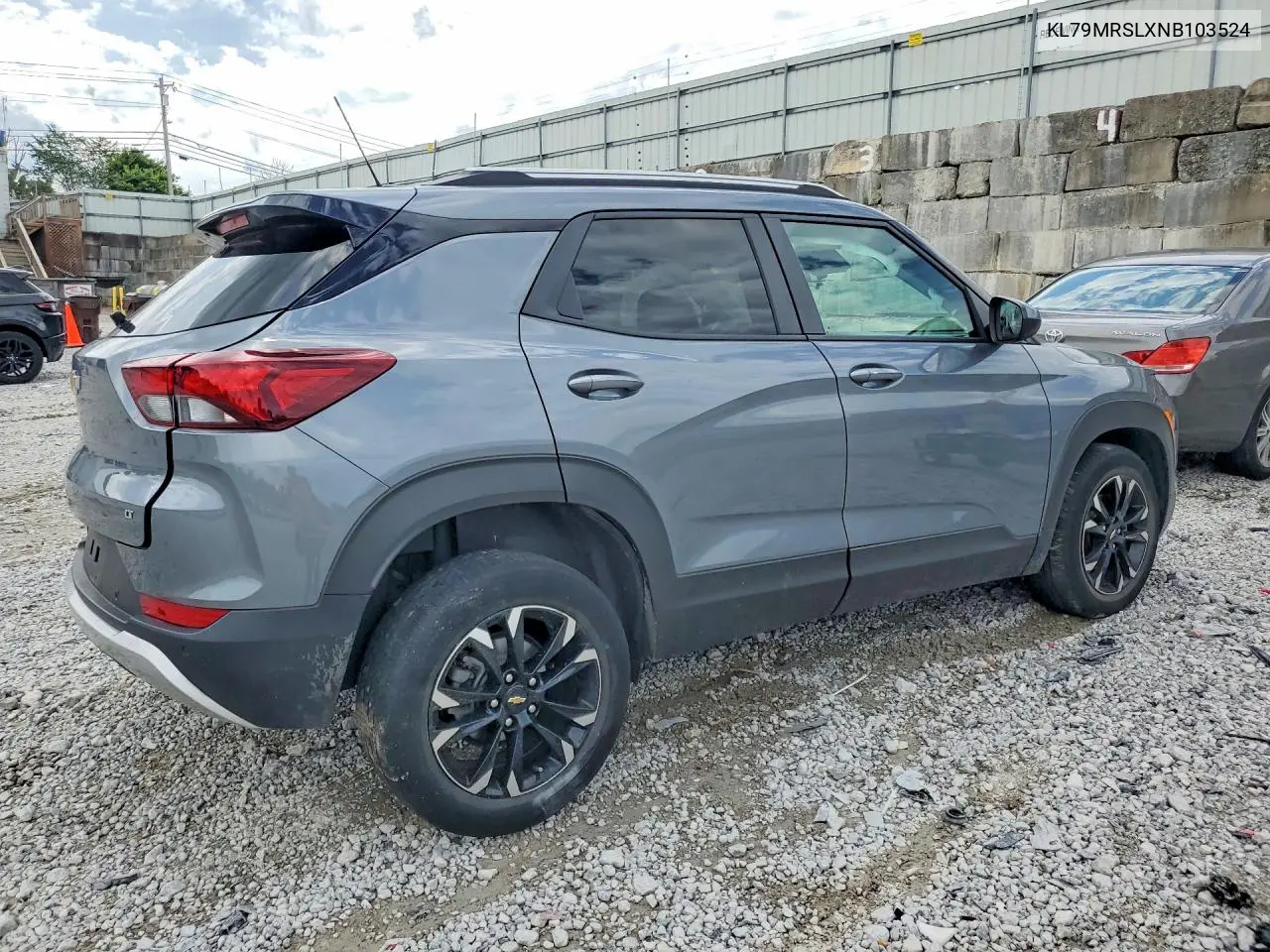 2022 Chevrolet Trailblazer Lt VIN: KL79MRSLXNB103524 Lot: 57878016