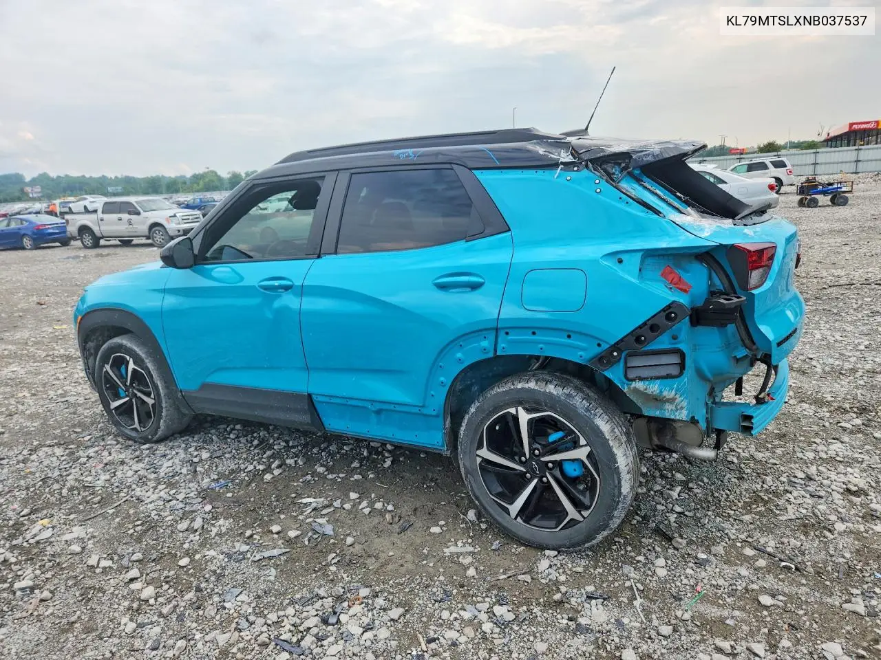 2022 Chevrolet Trailblazer Rs VIN: KL79MTSLXNB037537 Lot: 60023936