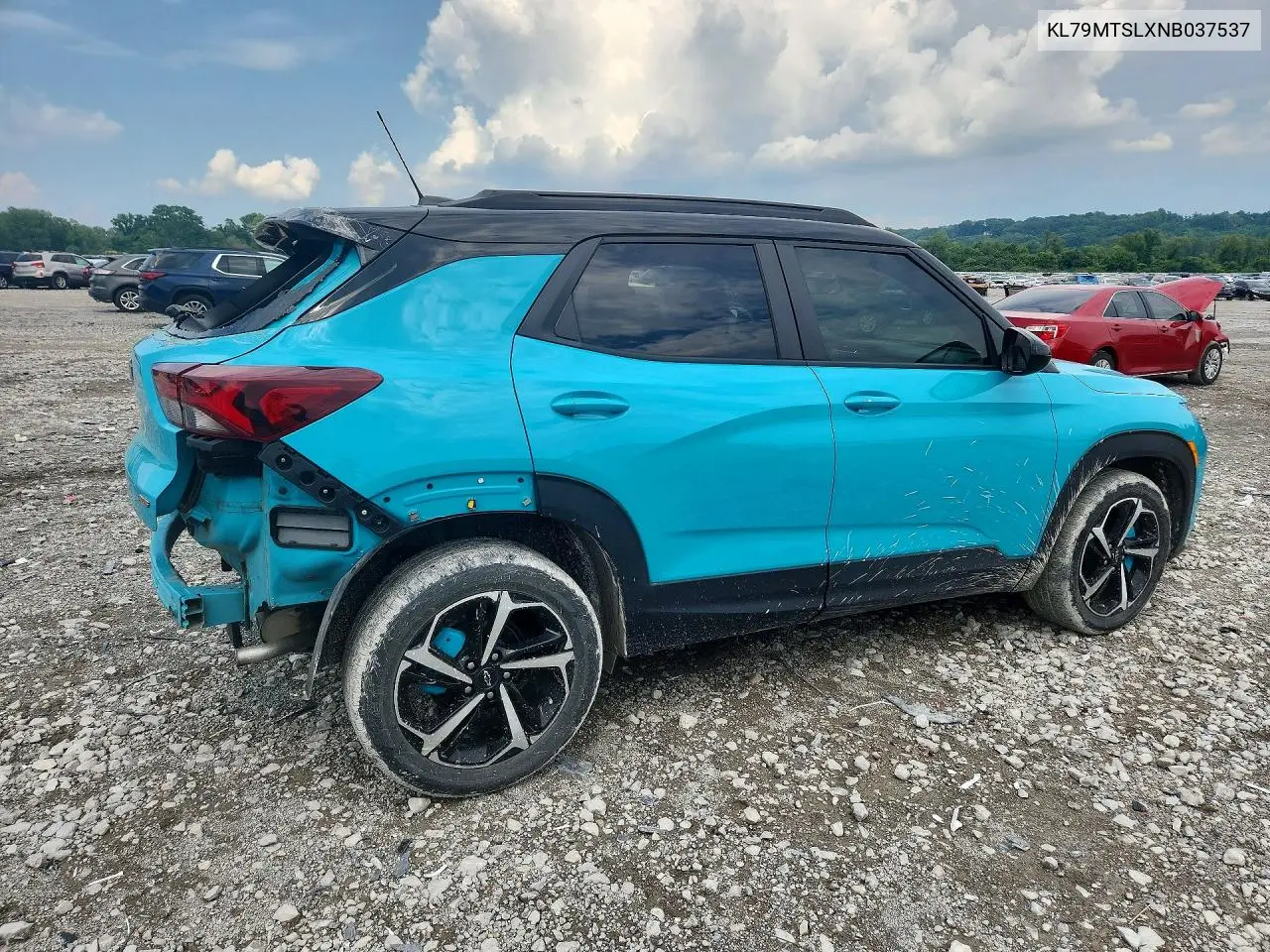 2022 Chevrolet Trailblazer Rs VIN: KL79MTSLXNB037537 Lot: 60023936