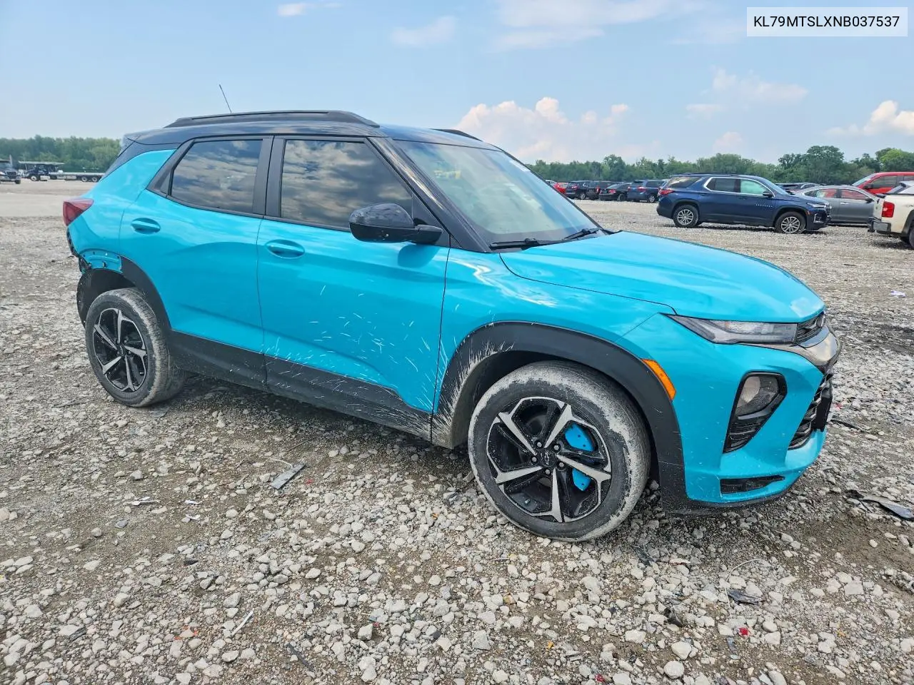 2022 Chevrolet Trailblazer Rs VIN: KL79MTSLXNB037537 Lot: 60023936