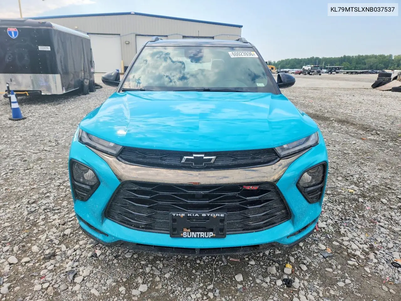 2022 Chevrolet Trailblazer Rs VIN: KL79MTSLXNB037537 Lot: 60023936