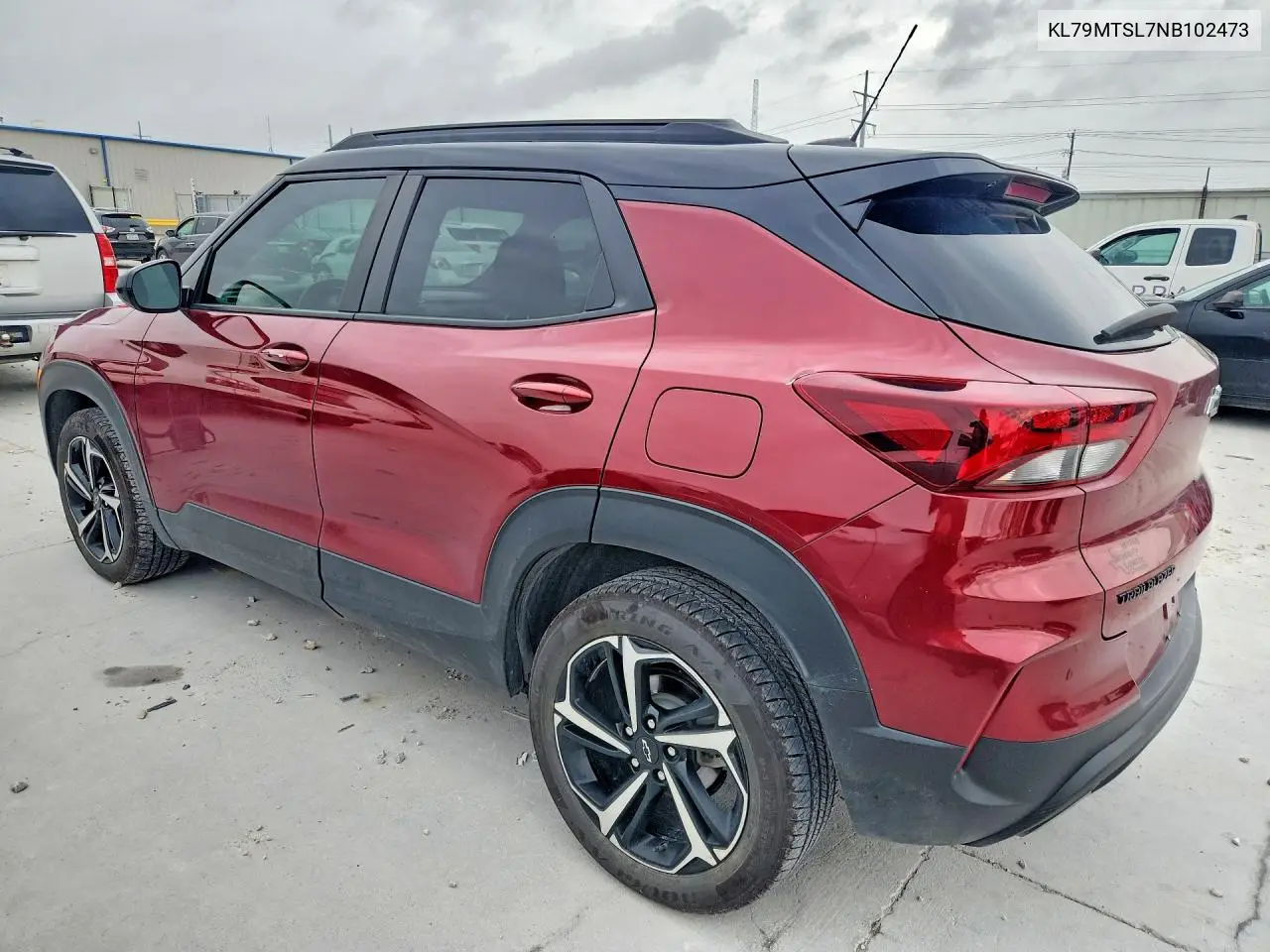 2022 Chevrolet Trailblazer Rs VIN: KL79MTSL7NB102473 Lot: 60048436