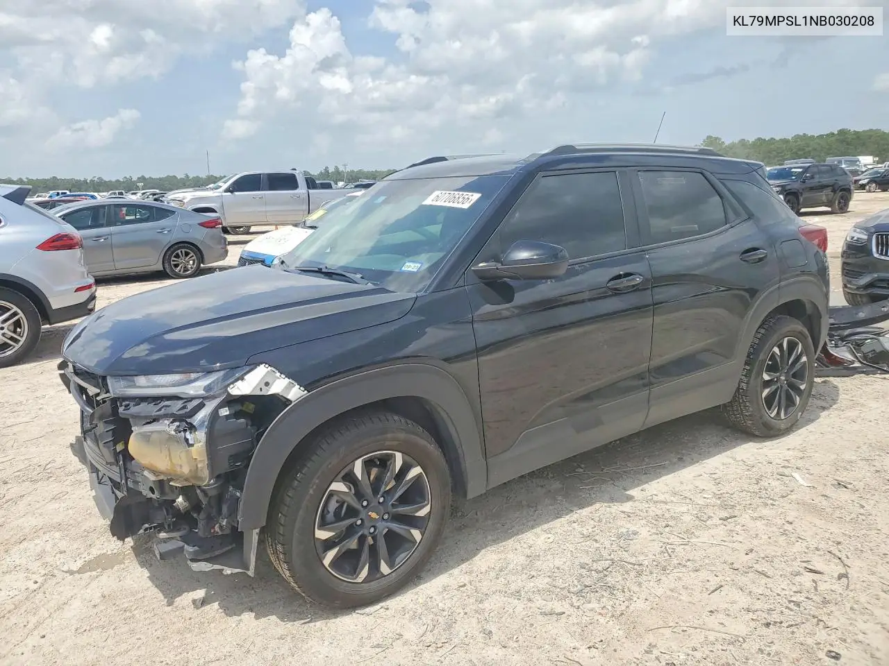 2022 Chevrolet Trailblazer Lt VIN: KL79MPSL1NB030208 Lot: 60706856