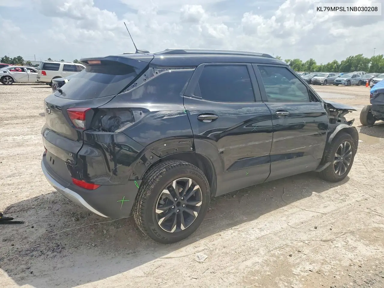 2022 Chevrolet Trailblazer Lt VIN: KL79MPSL1NB030208 Lot: 60706856