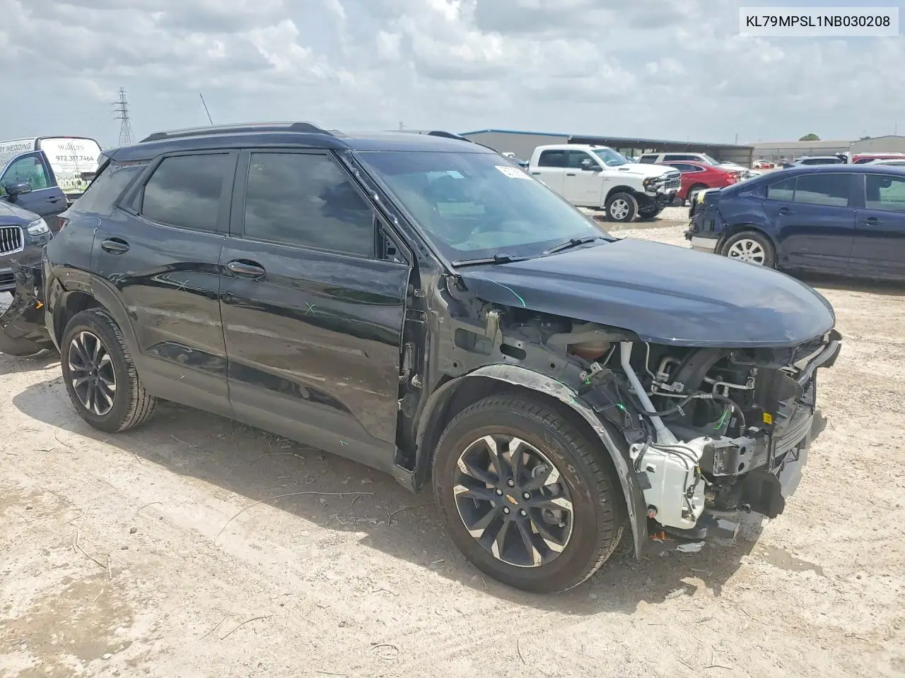 2022 Chevrolet Trailblazer Lt VIN: KL79MPSL1NB030208 Lot: 60706856