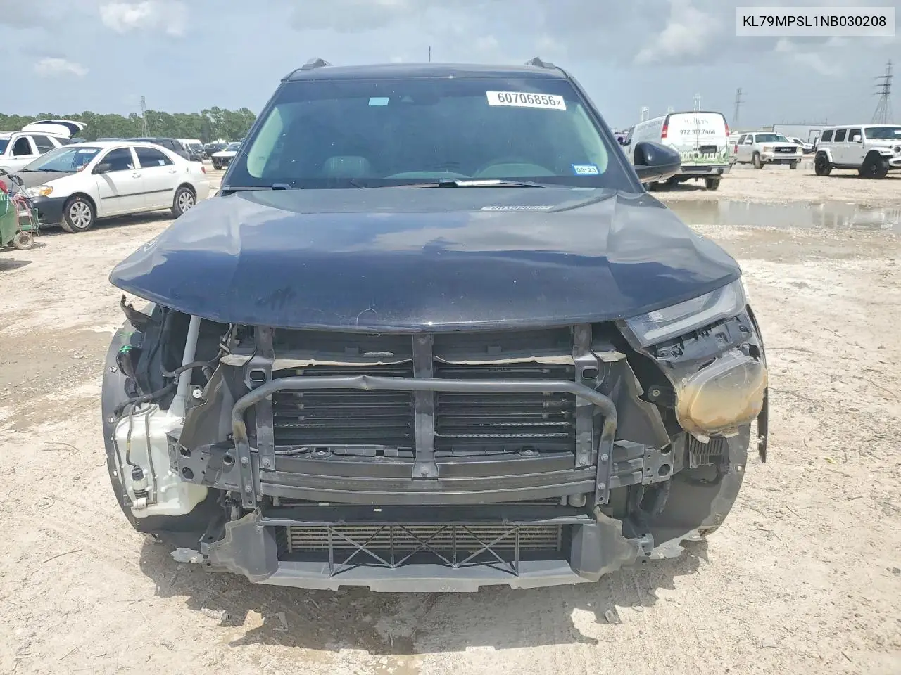 2022 Chevrolet Trailblazer Lt VIN: KL79MPSL1NB030208 Lot: 60706856