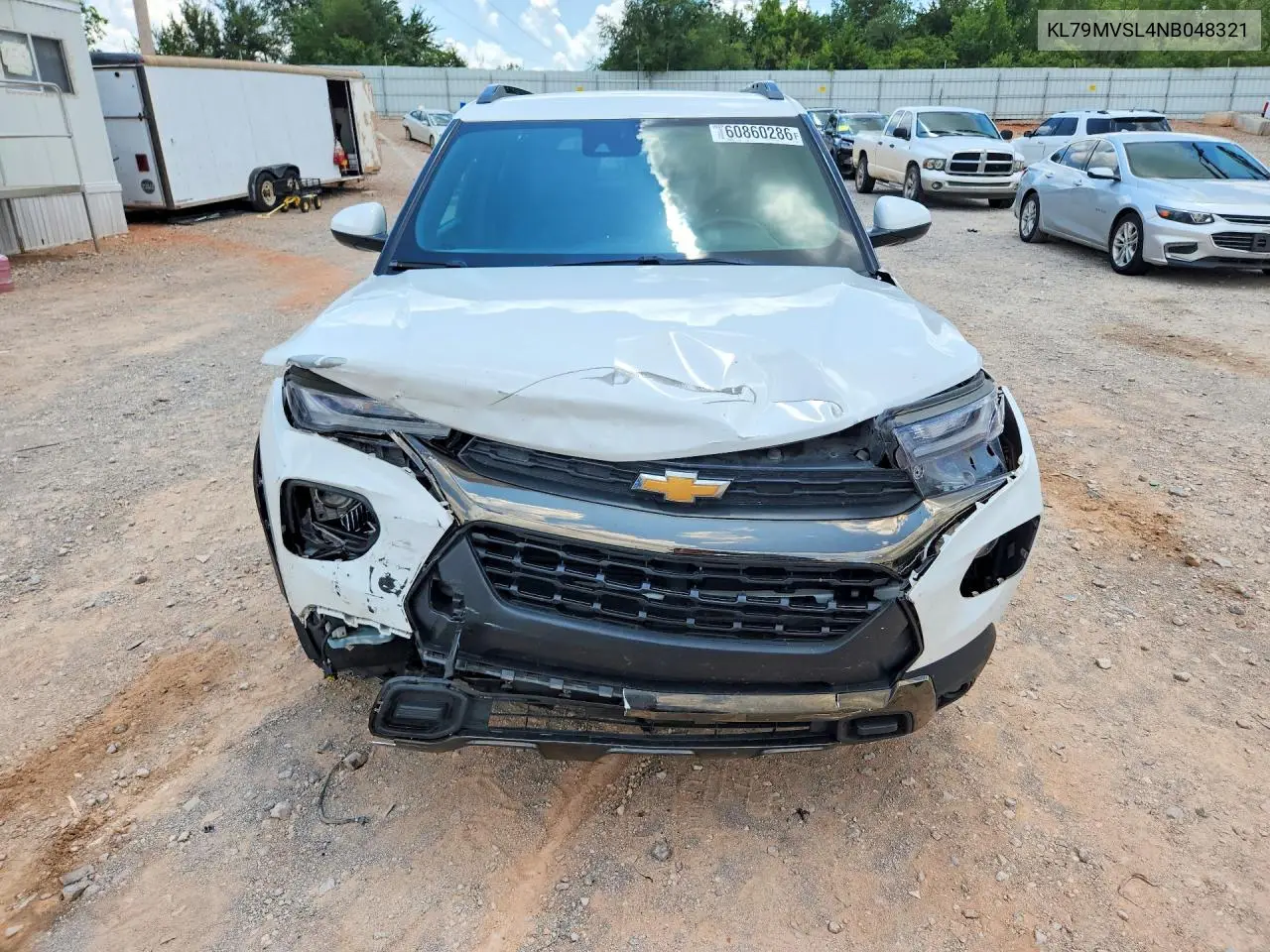 2022 Chevrolet Trailblazer Activ VIN: KL79MVSL4NB048321 Lot: 60860286