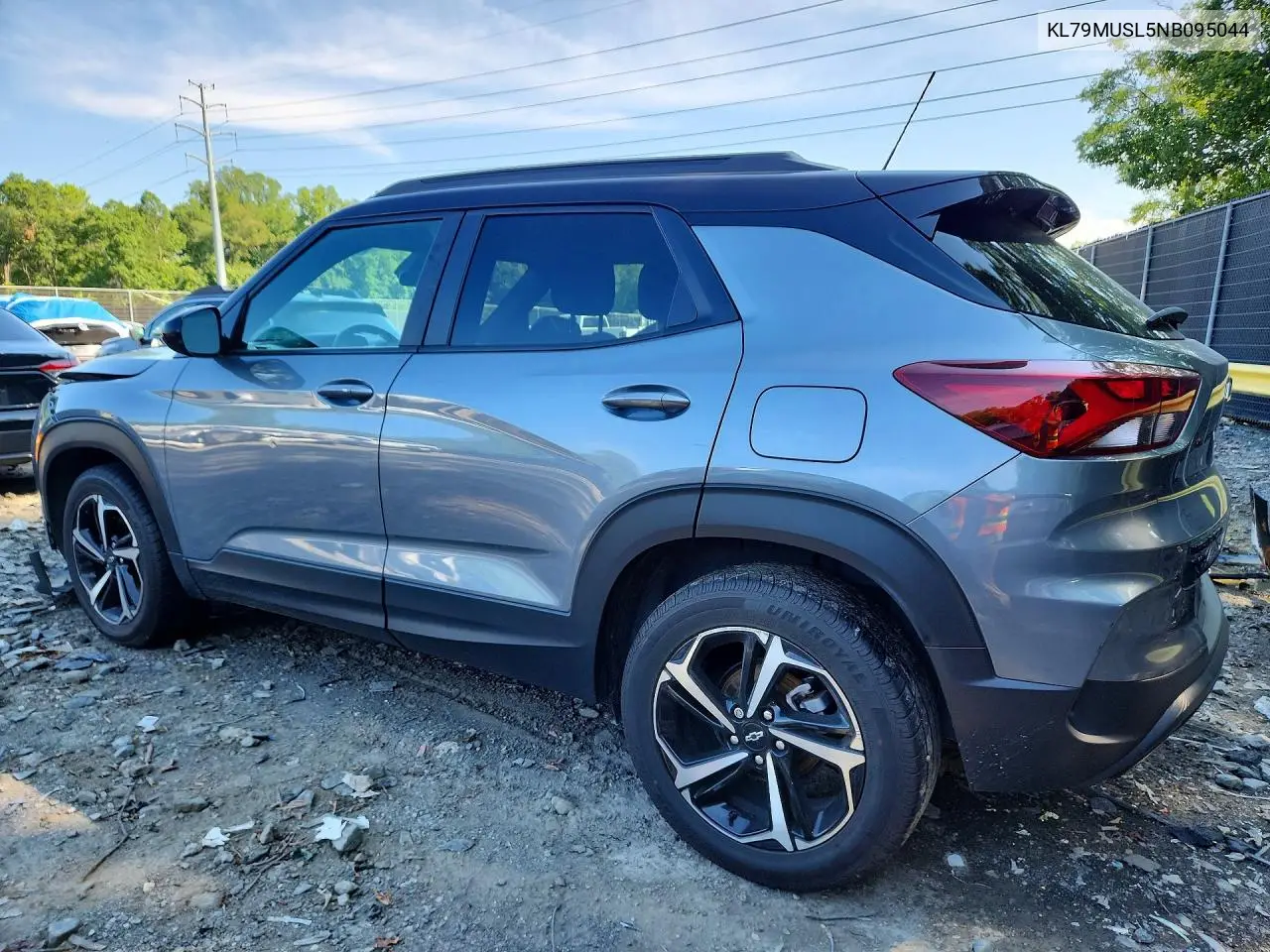 2022 Chevrolet Trailblazer Rs VIN: KL79MUSL5NB095044 Lot: 60974896