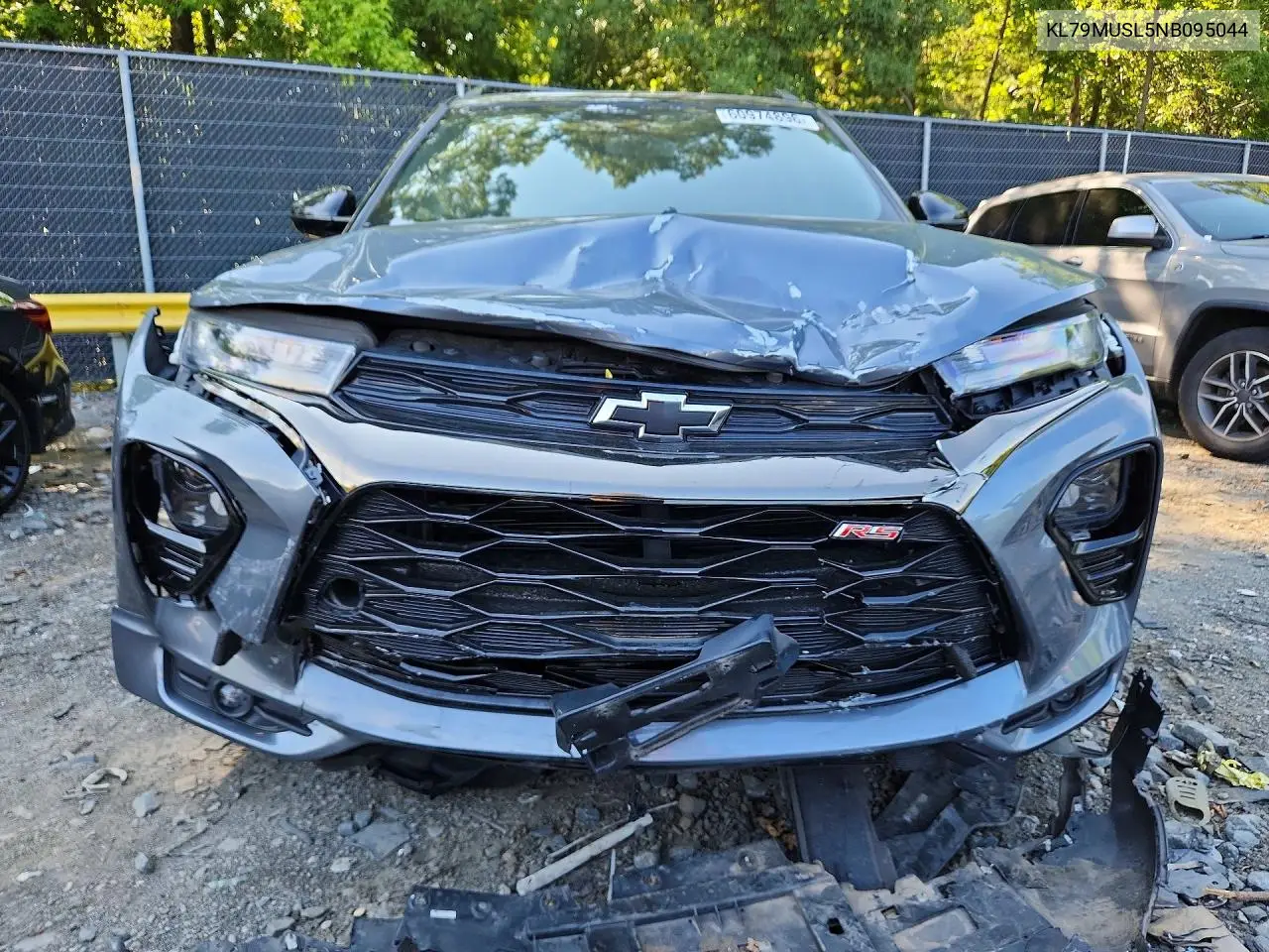 2022 Chevrolet Trailblazer Rs VIN: KL79MUSL5NB095044 Lot: 60974896