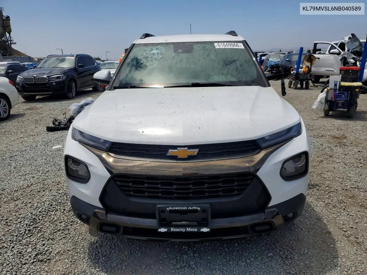 2022 Chevrolet Trailblazer Activ VIN: KL79MVSL6NB040589 Lot: 61049966