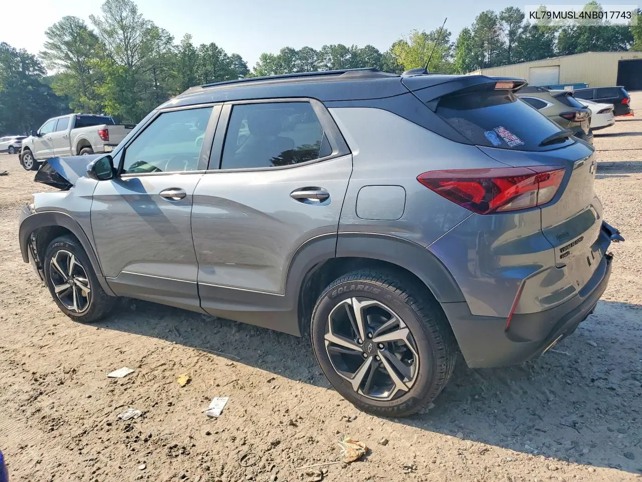 2022 Chevrolet Trailblazer Rs VIN: KL79MUSL4NB017743 Lot: 61239486