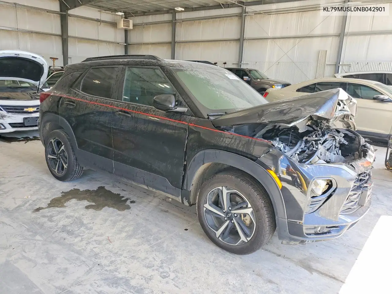 2022 Chevrolet Trailblazer Rs VIN: KL79MUSL0NB042901 Lot: 61607836