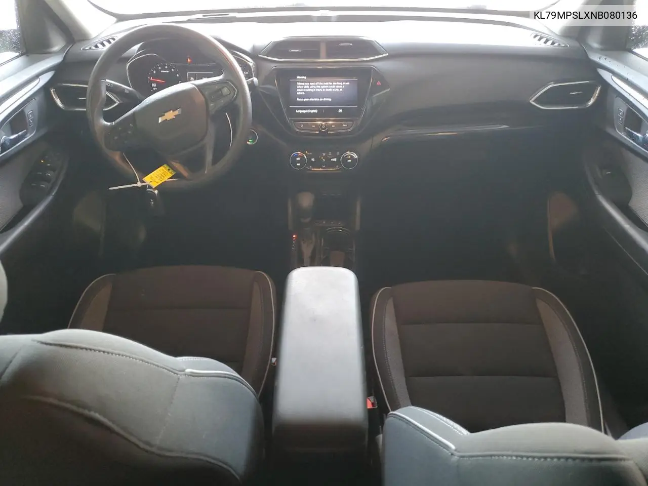 KL79MPSLXNB080136 2022 Chevrolet Trailblazer Lt