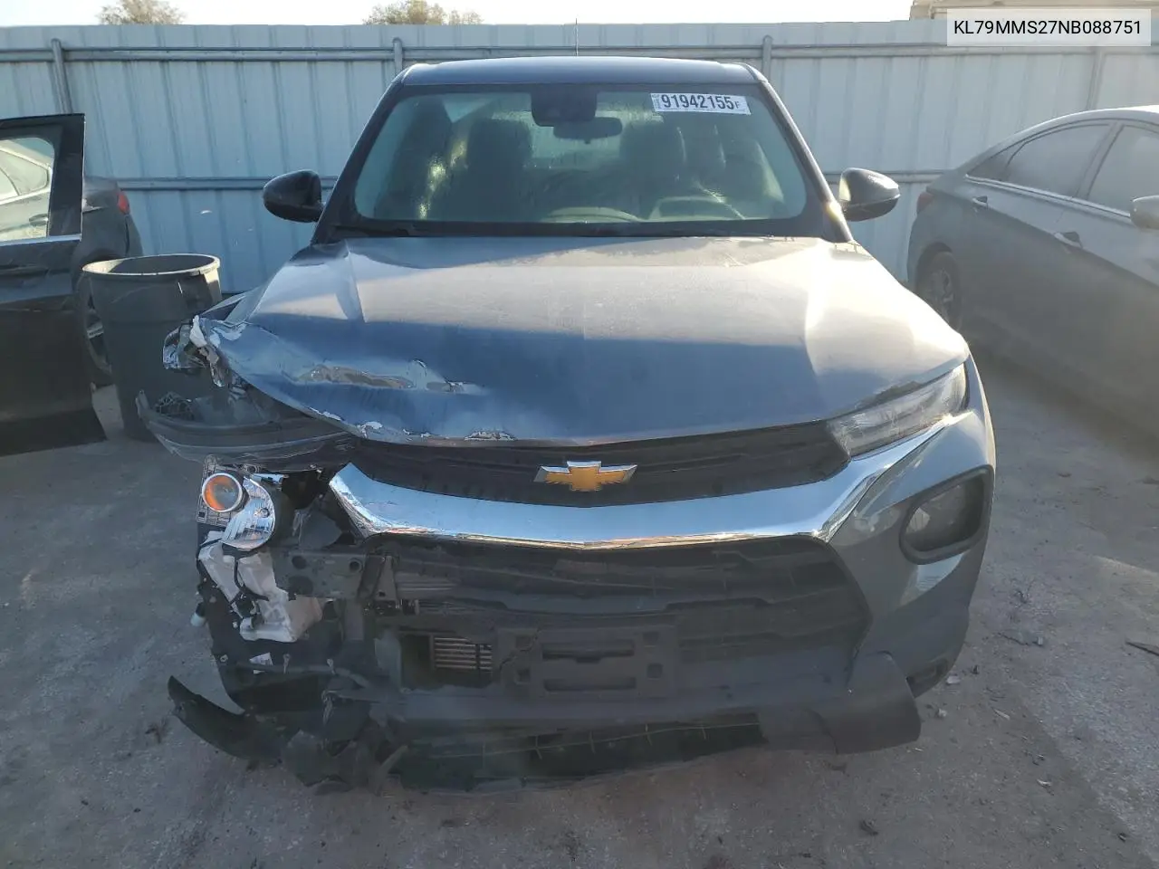 KL79MMS27NB088751 2022 Chevrolet Trailblazer Ls