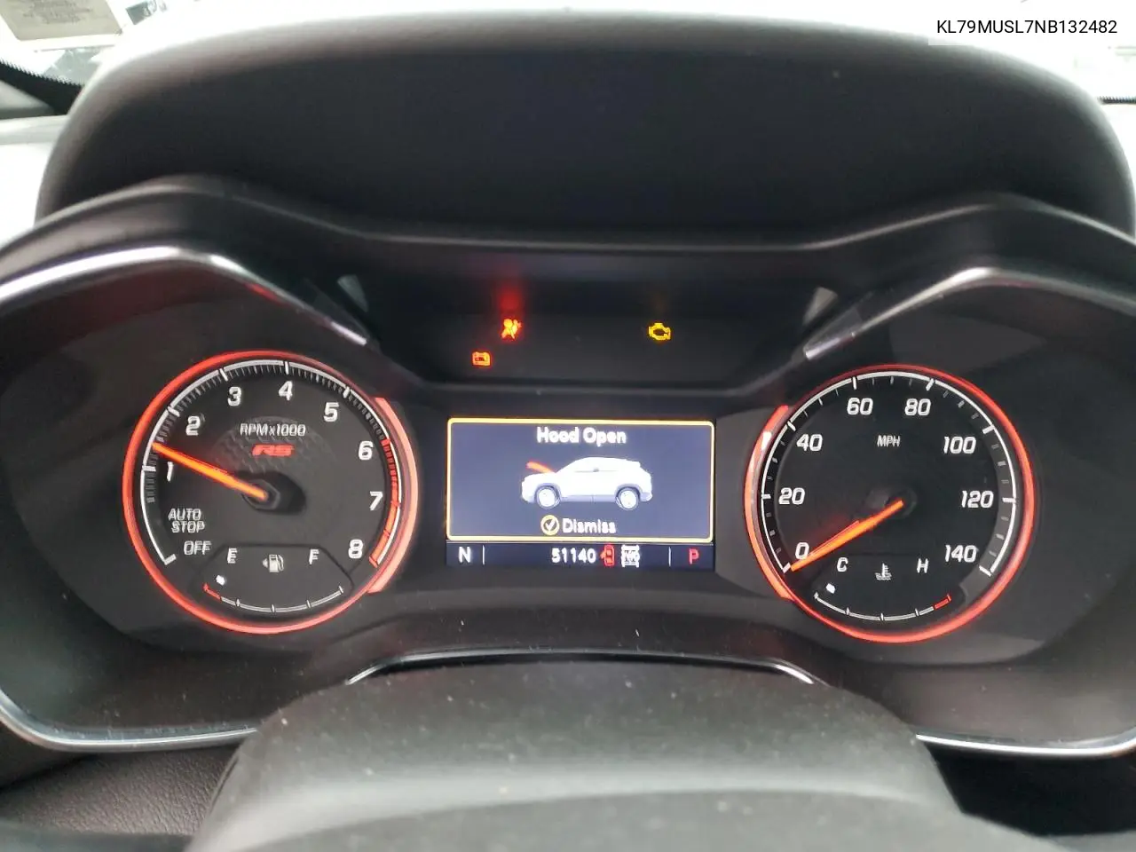 KL79MUSL7NB132482 2022 Chevrolet Trailblazer Rs