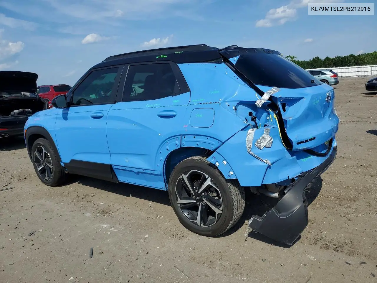 2023 Chevrolet Trailblazer Rs VIN: KL79MTSL2PB212916 Lot: 56152106