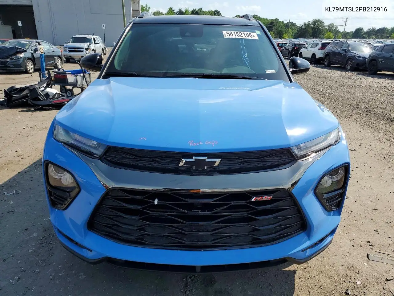 2023 Chevrolet Trailblazer Rs VIN: KL79MTSL2PB212916 Lot: 56152106