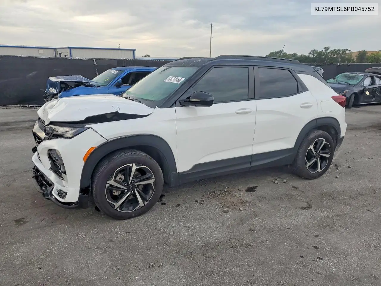 2023 Chevrolet Trailblazer Rs VIN: KL79MTSL6PB045752 Lot: 58174636