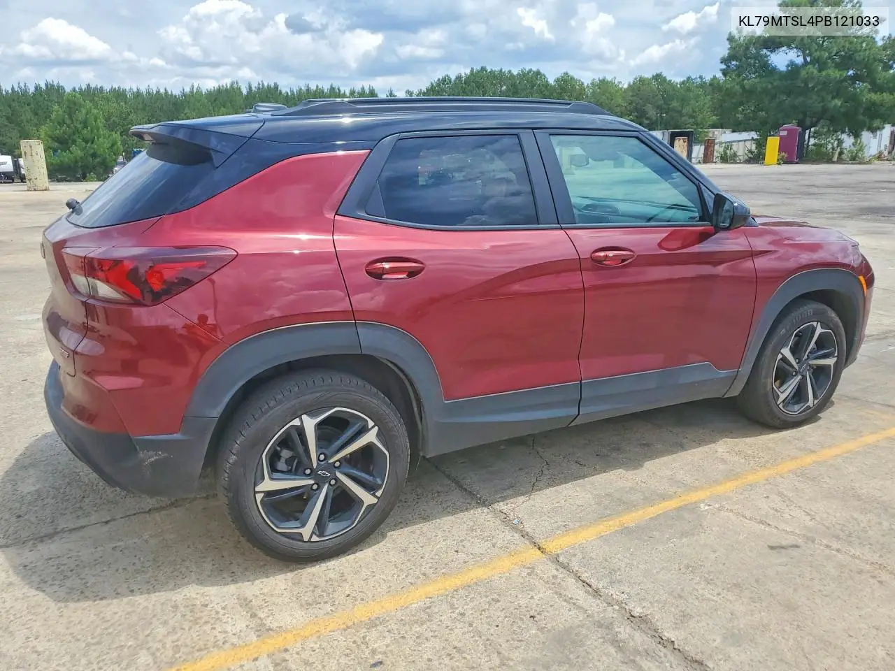 2023 Chevrolet Trailblazer Rs VIN: KL79MTSL4PB121033 Lot: 58915816