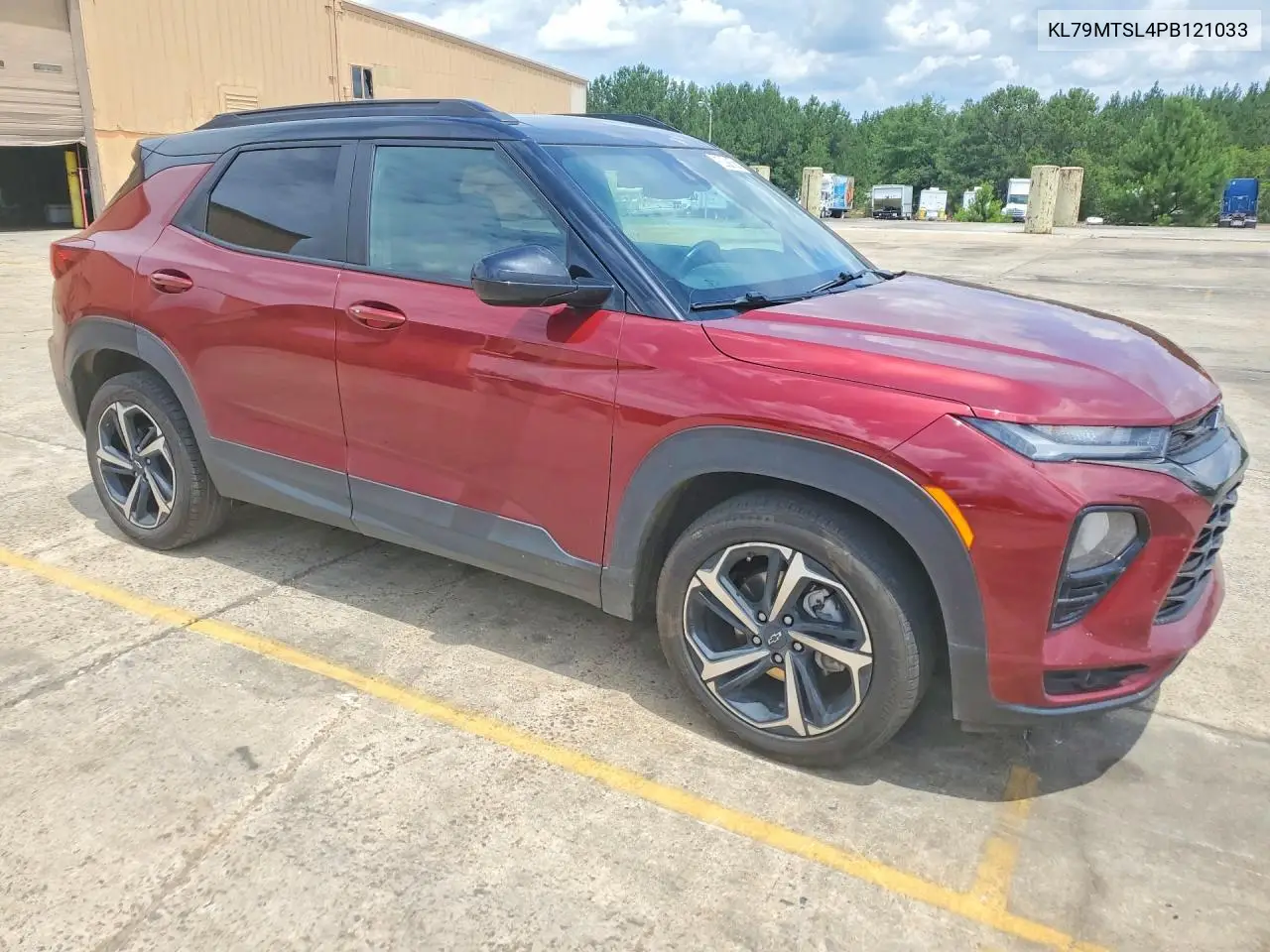 2023 Chevrolet Trailblazer Rs VIN: KL79MTSL4PB121033 Lot: 58915816