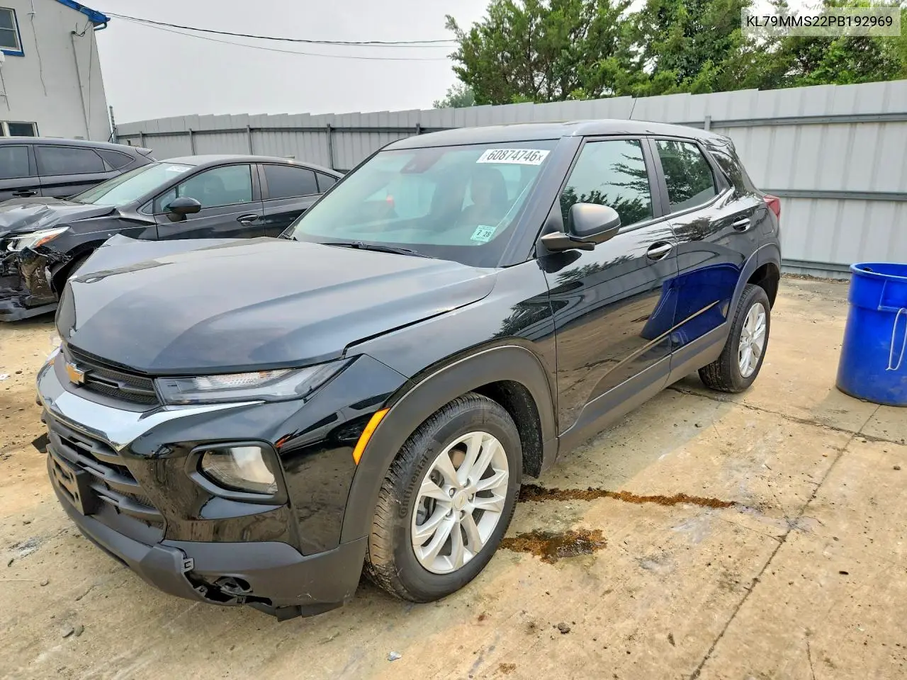2023 Chevrolet Trailblazer Ls VIN: KL79MMS22PB192969 Lot: 60874746