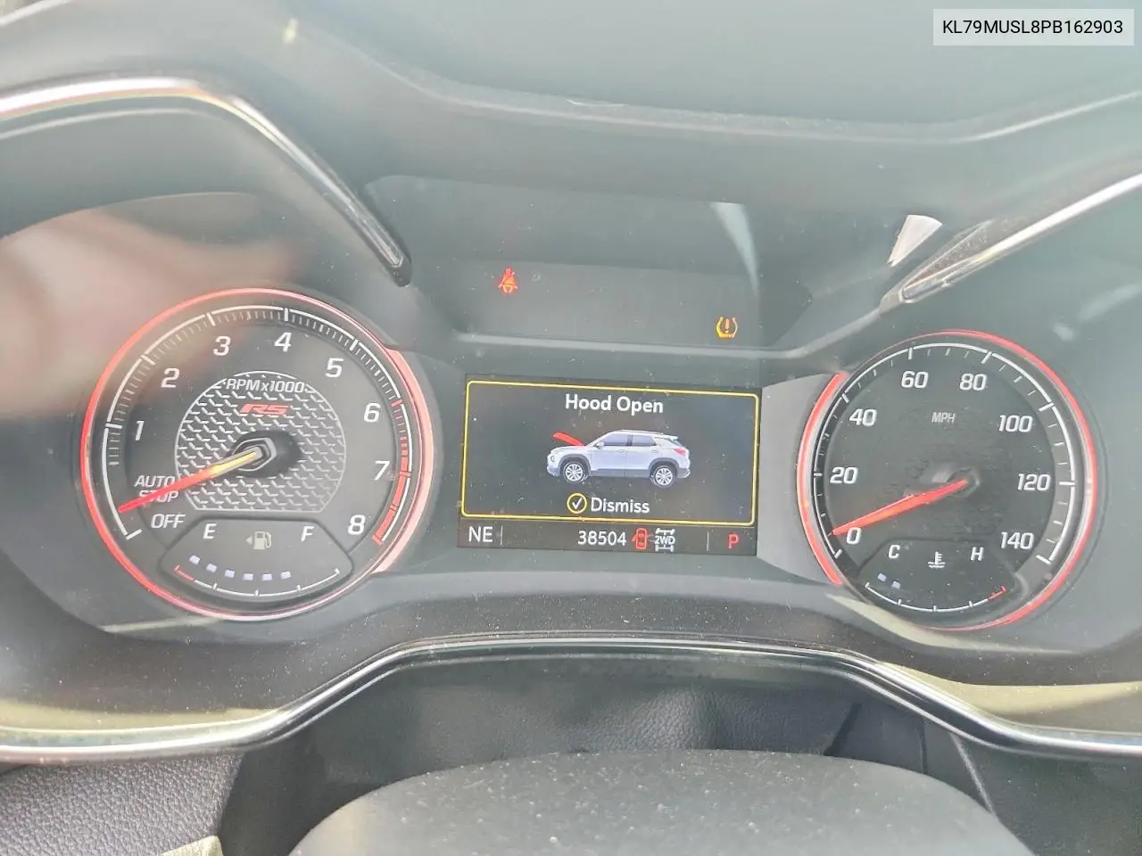 2023 Chevrolet Trailblazer Rs VIN: KL79MUSL6PB160003 Lot: 60917336