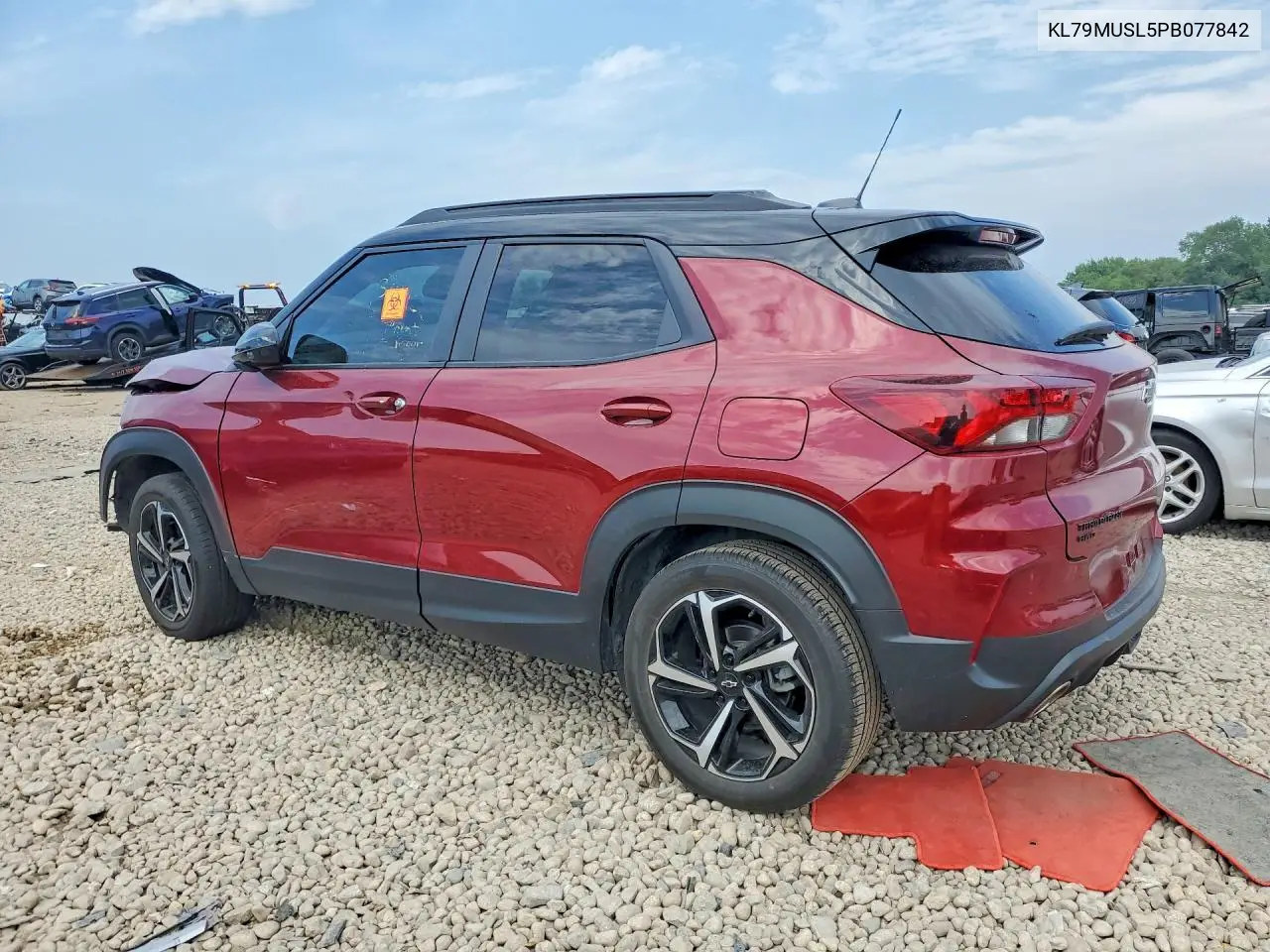 2023 Chevrolet Trailblazer Rs VIN: KL79MUSL5PB077842 Lot: 61092426