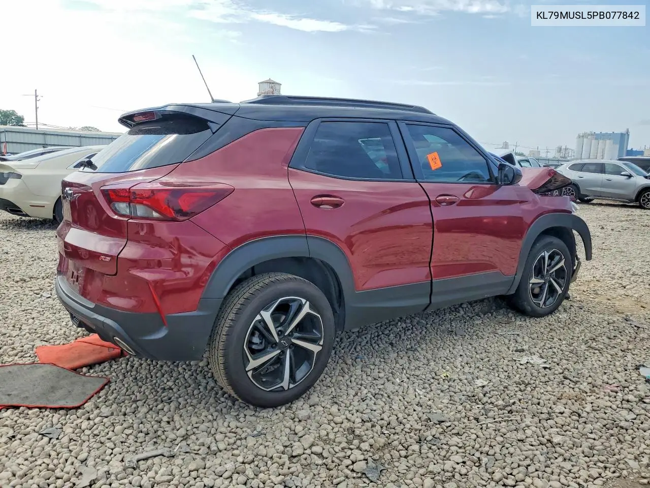 2023 Chevrolet Trailblazer Rs VIN: KL79MUSL5PB077842 Lot: 61092426