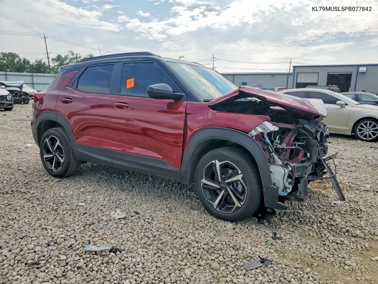 2023 Chevrolet Trailblazer Rs VIN: KL79MUSL5PB077842 Lot: 61092426