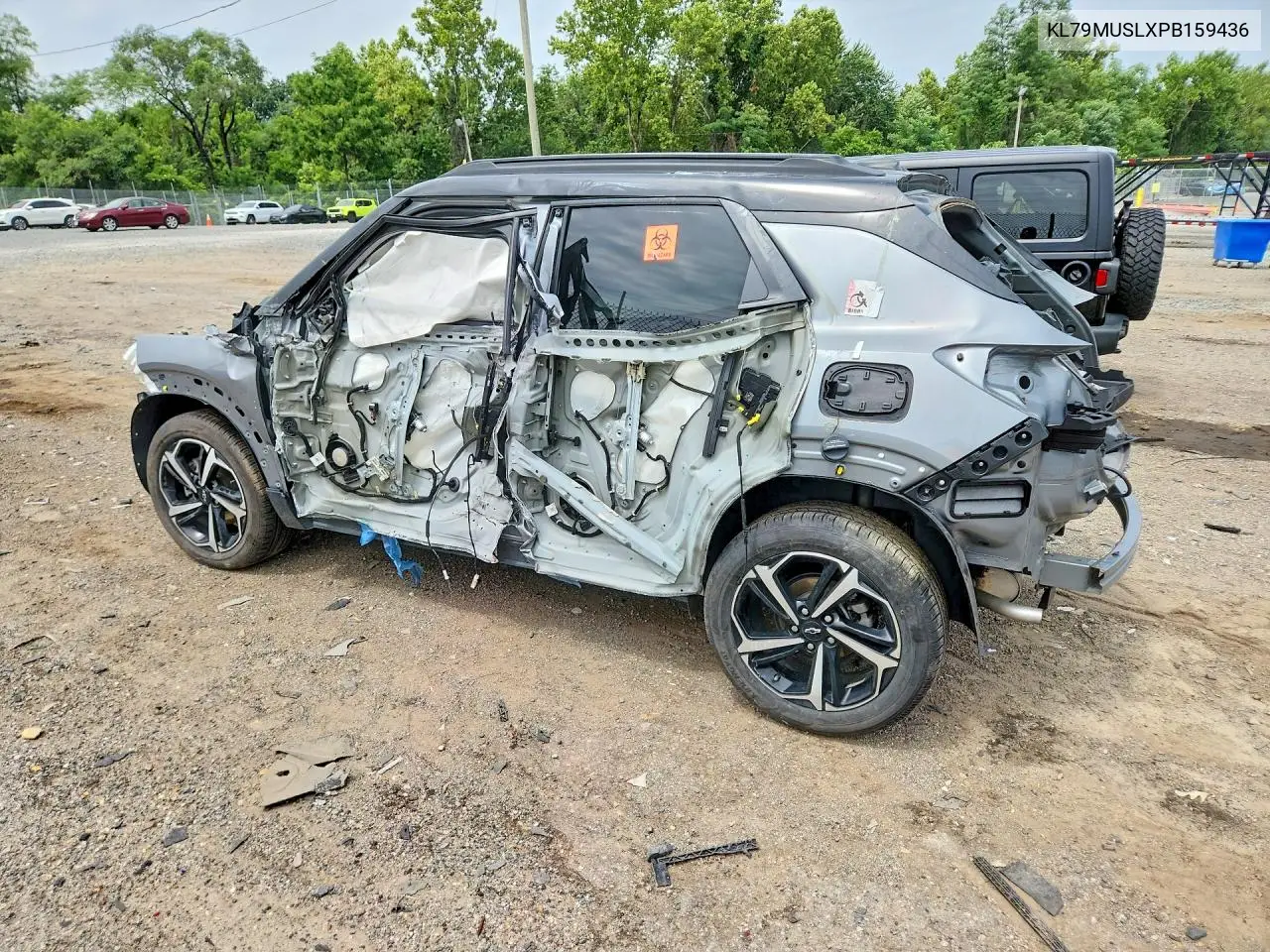 2023 Chevrolet Trailblazer Rs VIN: KL79MUSLXPB159436 Lot: 61195386