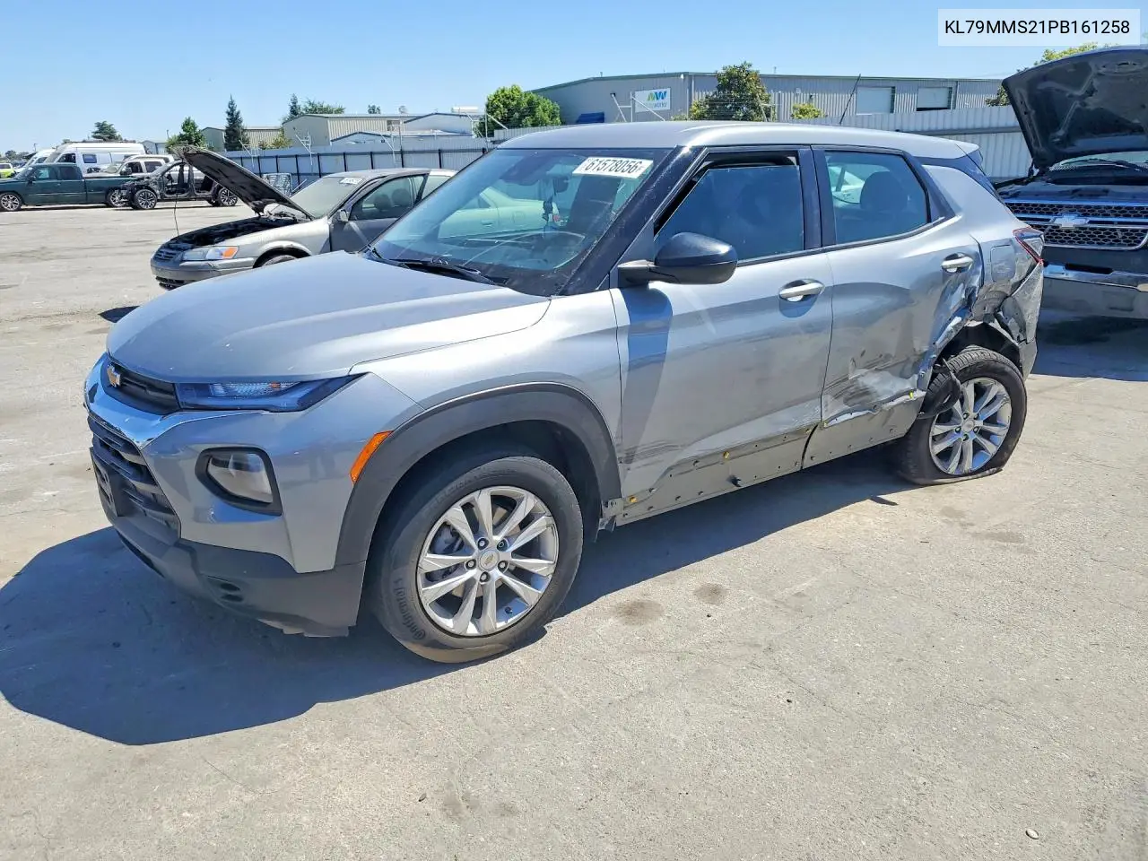 2023 Chevrolet Trailblazer Ls VIN: KL79MMS21PB161258 Lot: 61578056