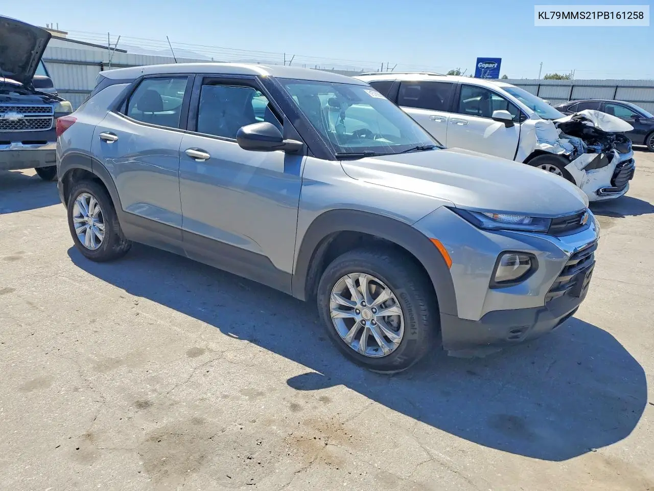 2023 Chevrolet Trailblazer Ls VIN: KL79MMS21PB161258 Lot: 61578056