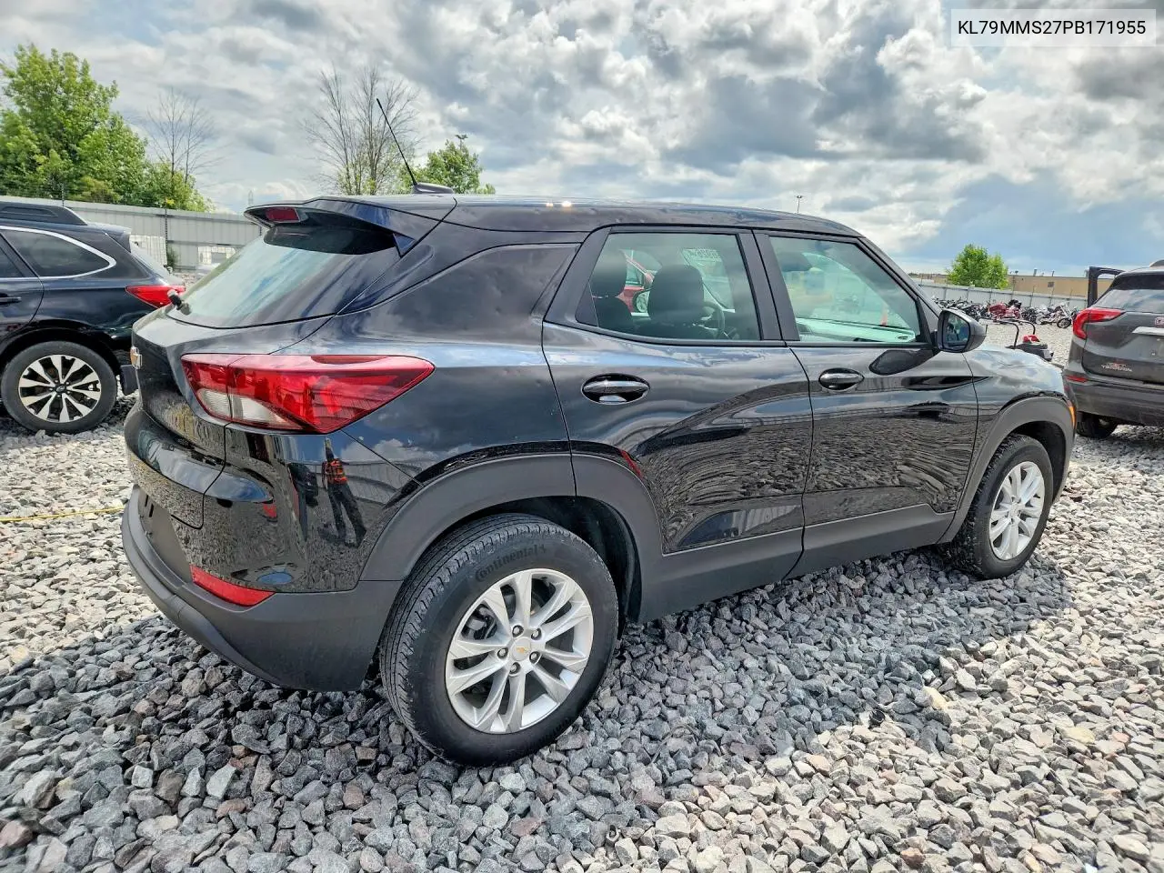 2023 Chevrolet Trailblazer Ls VIN: KL79MMS27PB171955 Lot: 61836926