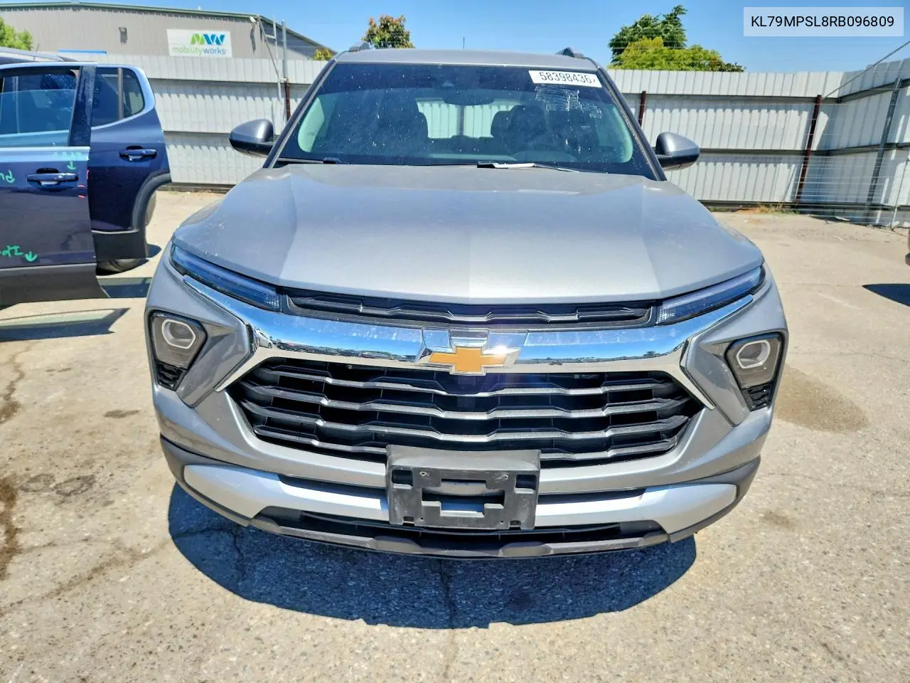 2024 Chevrolet Trailblazer Lt VIN: KL79MPSL8RB096809 Lot: 58398436