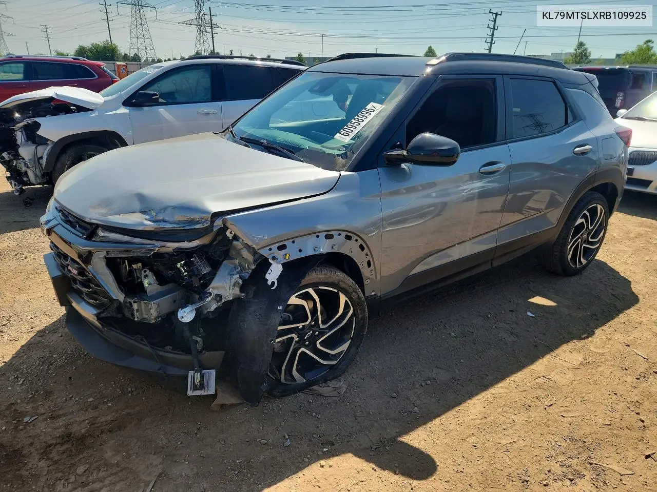 2024 Chevrolet Trailblazer Rs VIN: KL79MTSLXRB109925 Lot: 60958996